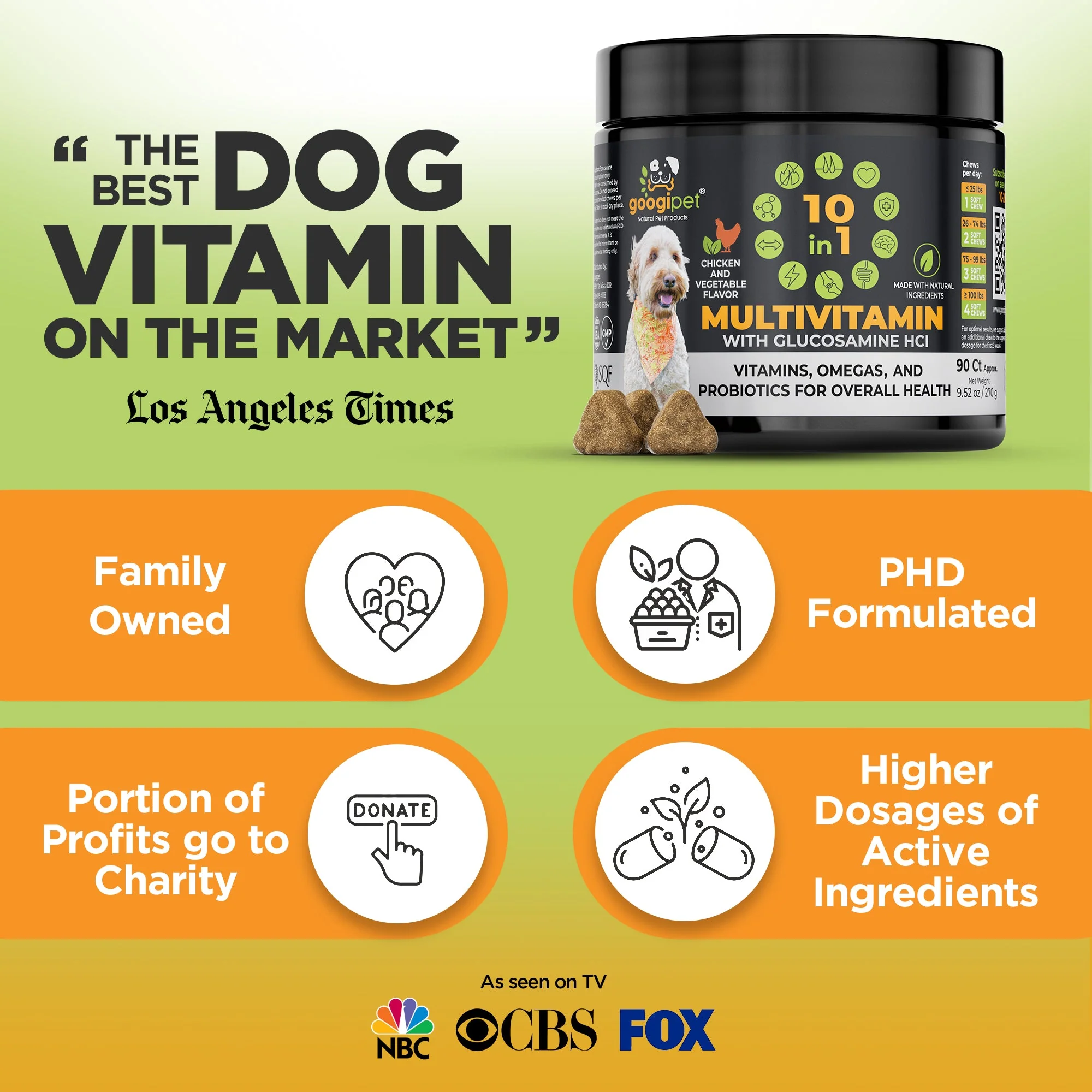 10 in 1 Multivitamin Chews for Dogs (Chicken Flavor) - Image 6