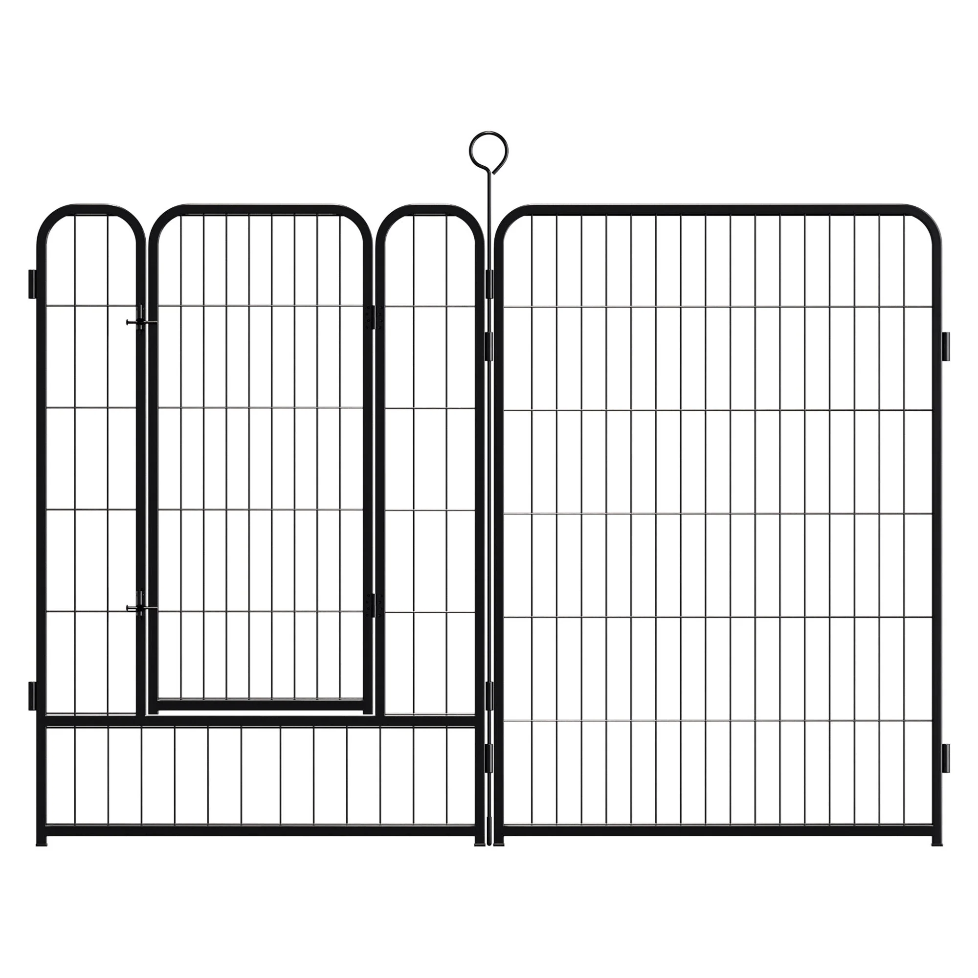 16 Panels Heavy Duty Metal Playpen with Self-Locking Gate, Extra Tall 40' Dog Fence Pet Exercise Pen for Outdoor and Indoor-Easy Setup Exercise Pen for Large Dogs - Image 14