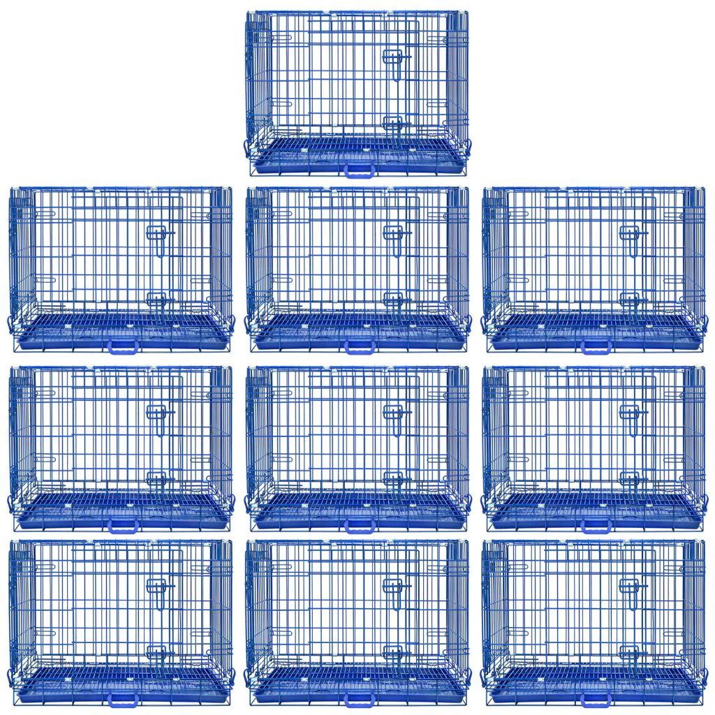 30" Collapsible Blue Dog Crate BLU30 - Image 17