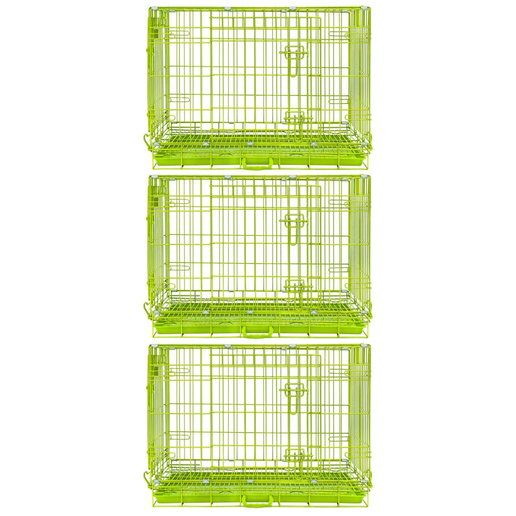 30" Collapsible Green Dog Crate GRN30 - Image 13
