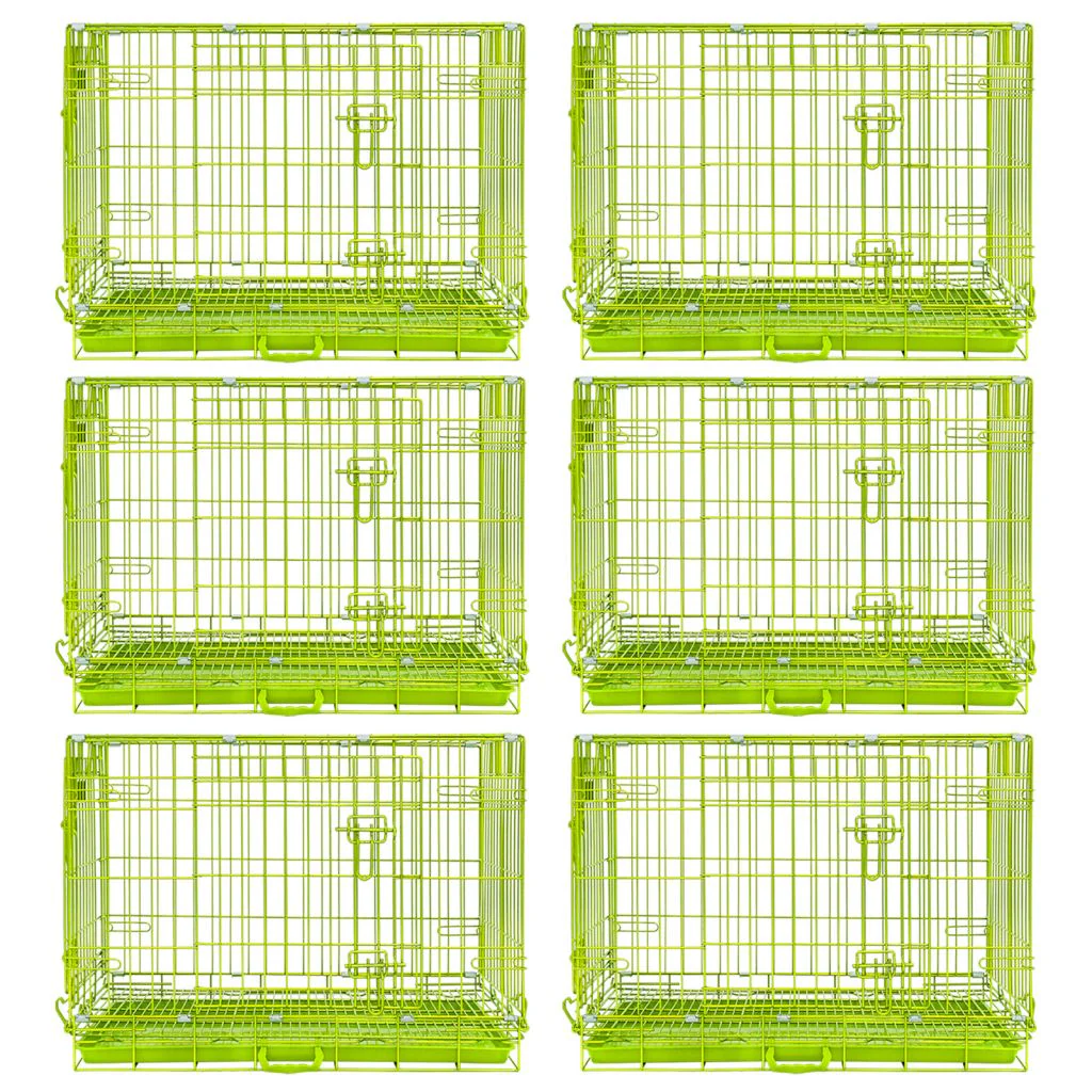30" Collapsible Green Dog Crate GRN30 - Image 15