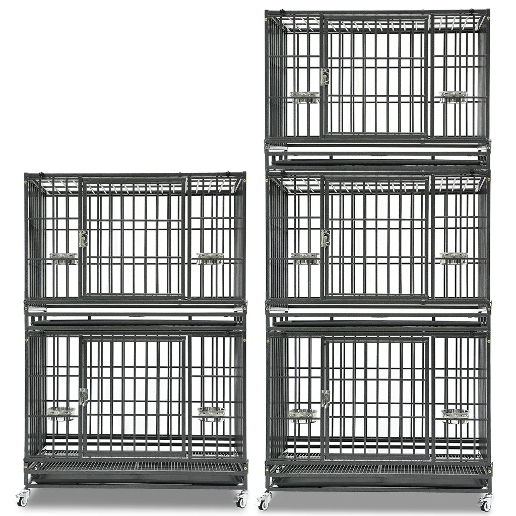 37" Stackable Heavy Duty Dog Crate 371D03 - Image 12