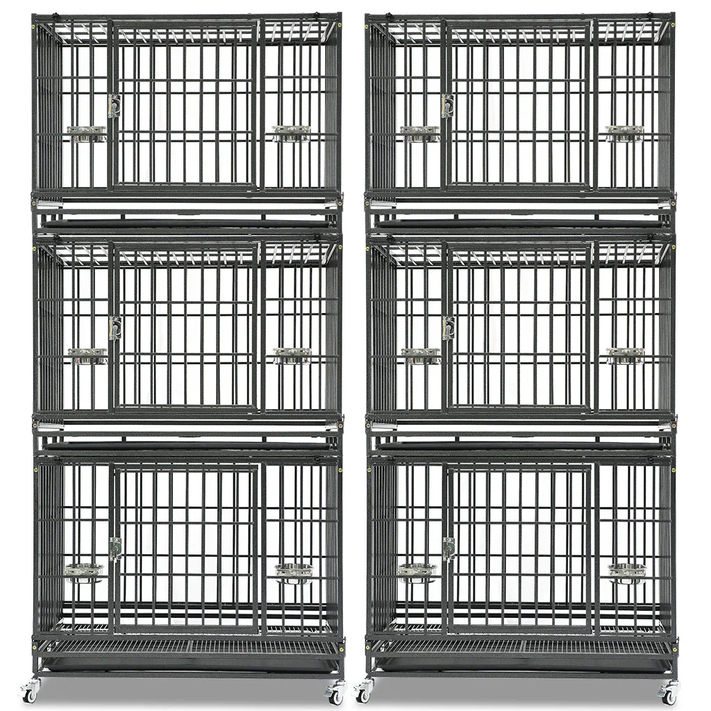 37" Stackable Heavy Duty Dog Crate 371D03 - Image 13