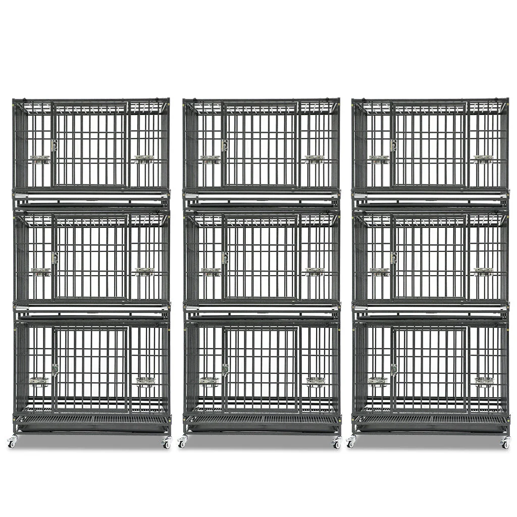 37" Stackable Heavy Duty Dog Crate 371D03 - Image 16