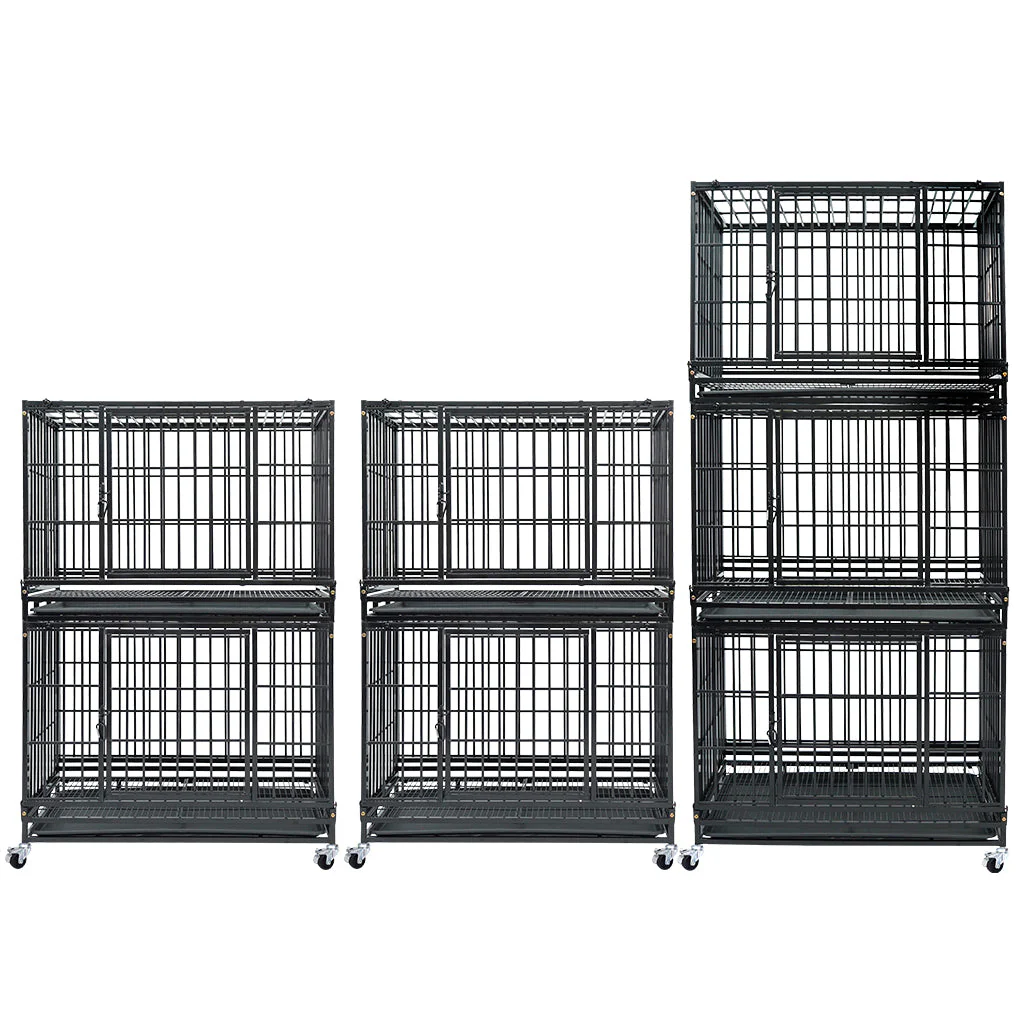 37" Stackable Heavy Duty Dog Kennel 371D04 - Image 13
