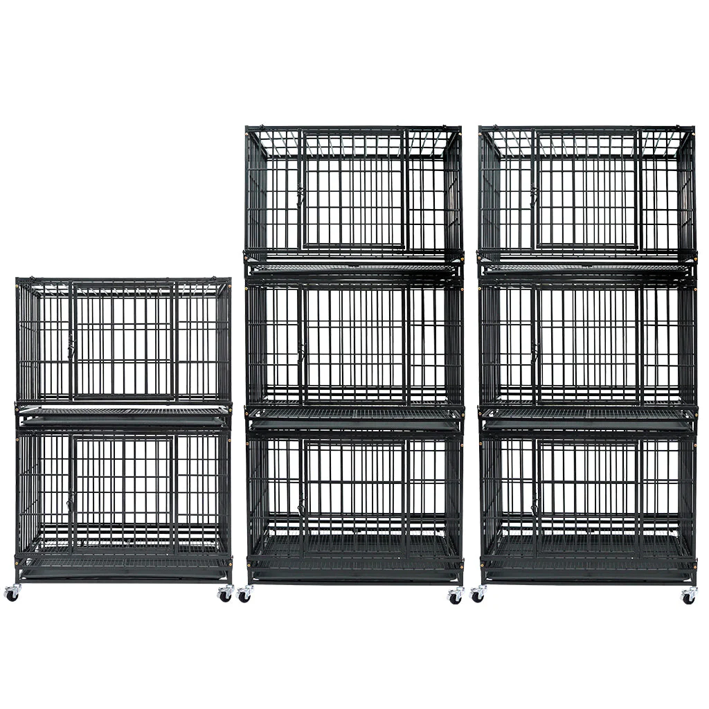 37" Stackable Heavy Duty Dog Kennel 371D04 - Image 14
