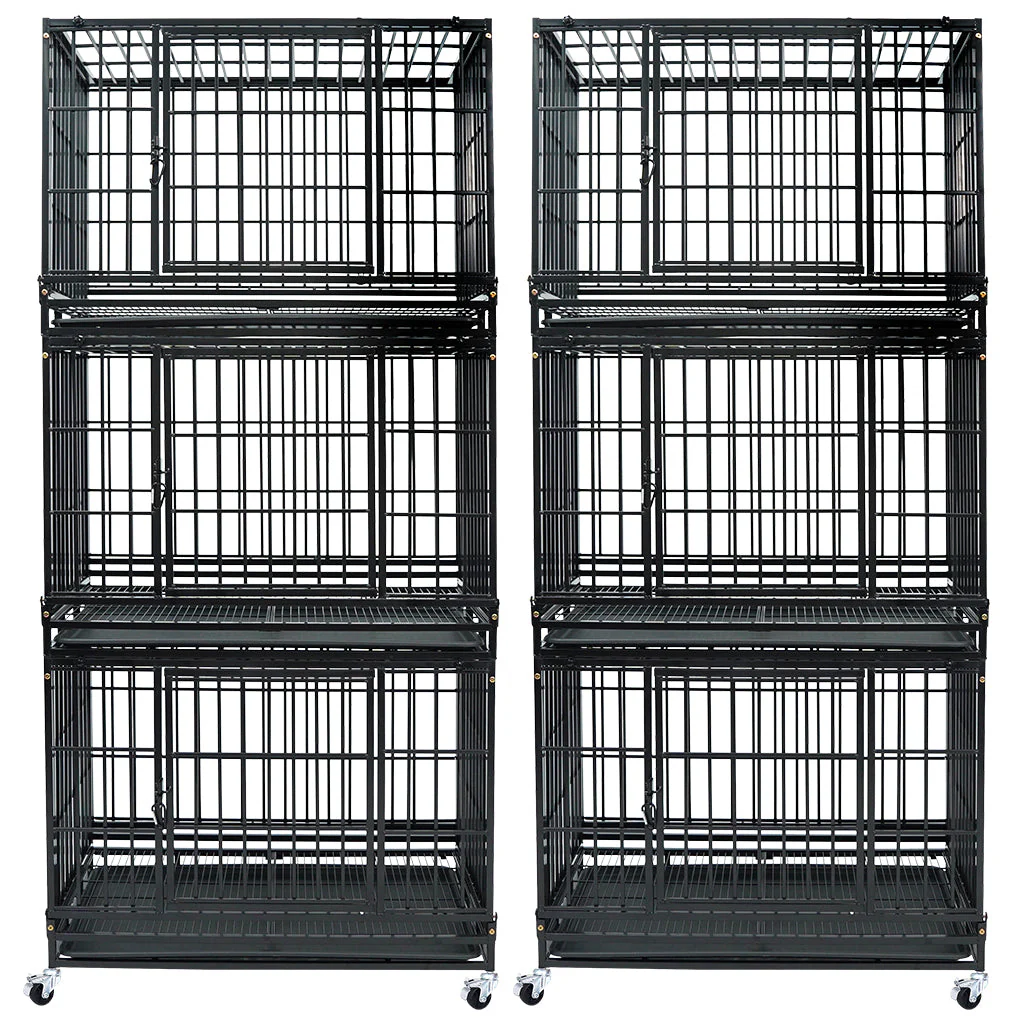 37" Stackable Heavy Duty Dog Kennel 371D04 - Image 18
