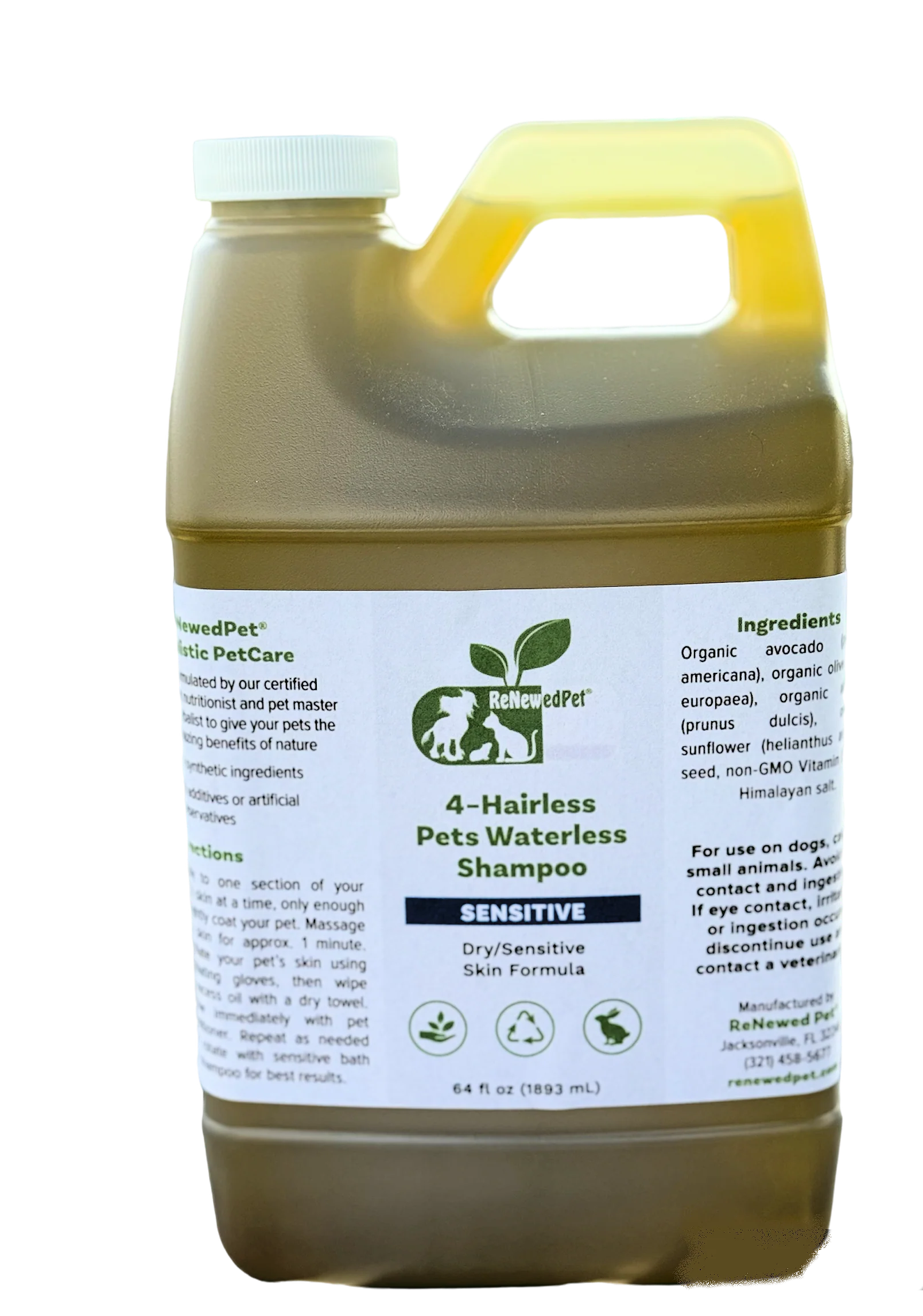 4-HAIRLESS PETS SENSITIVE WATERLESS SHAMPOO - Image 6