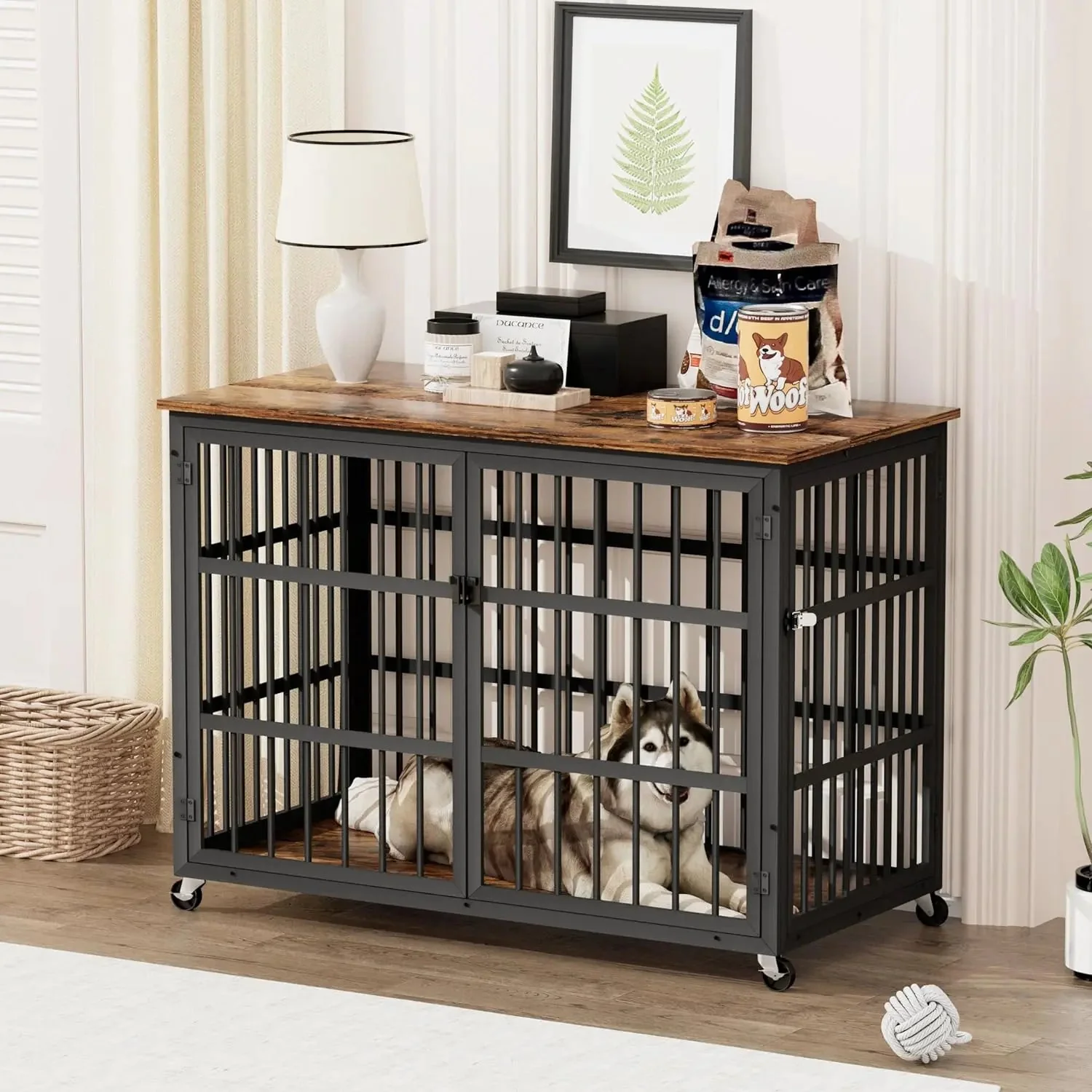 43.3" Rowan Large Dog Crates Furniture