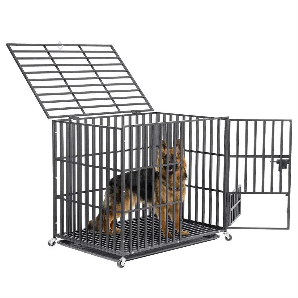 46" Extra Tall & Large Heavy Duty Dog Crate - Image 2