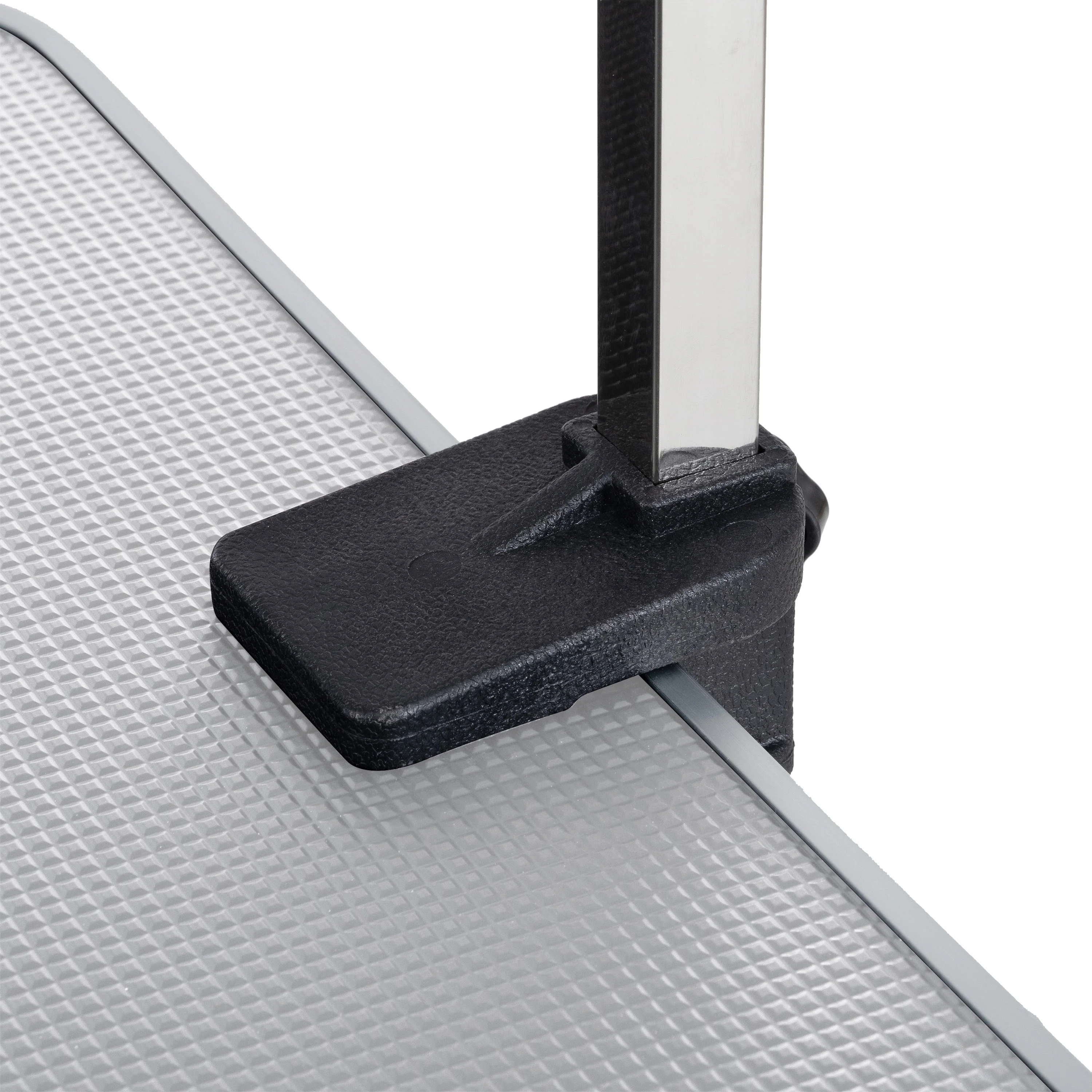 46' Folding Dog Pet Grooming Table Stainless Steel Frame Rubber Mat on Board with Adjustable Arm and Clamps pet dog Cat Grooming Table (SILVER-GRAY COLOR) - Image 6