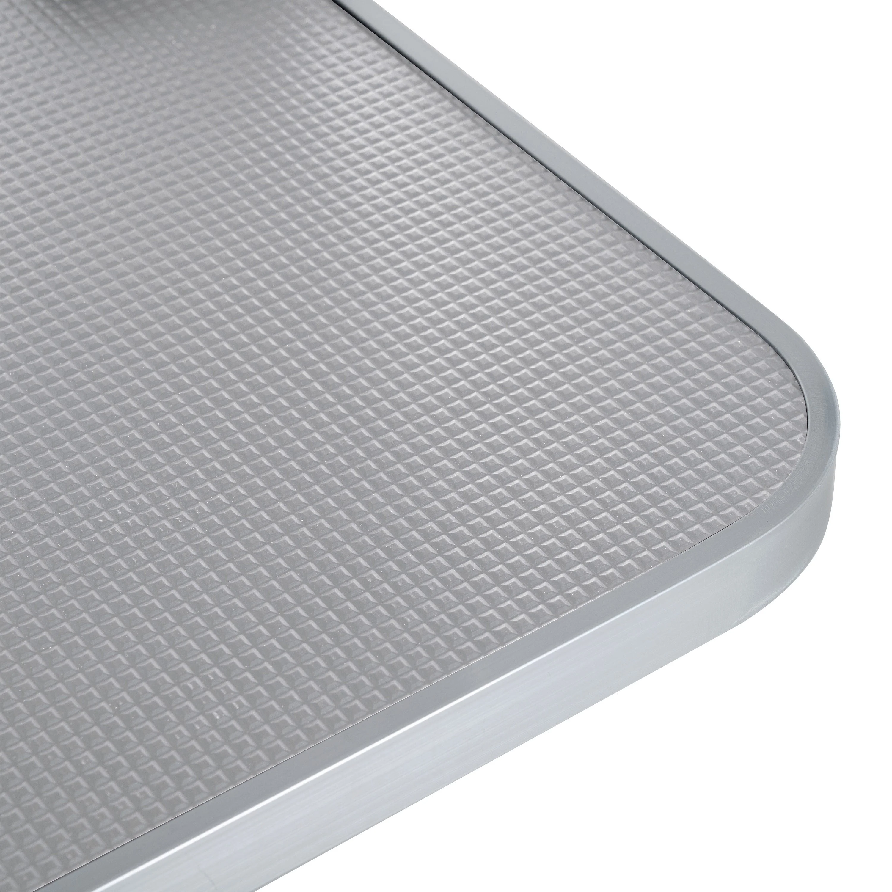 46' Folding Dog Pet Grooming Table Stainless Steel Frame Rubber Mat on Board with Adjustable Arm and Clamps pet dog Cat Grooming Table (SILVER-GRAY COLOR) - Image 7