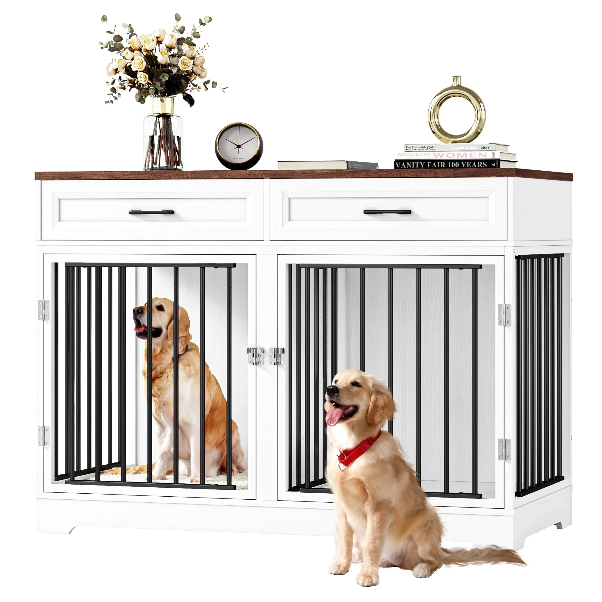 47.2" Dean Large Dog Crates Furniture - Image 3