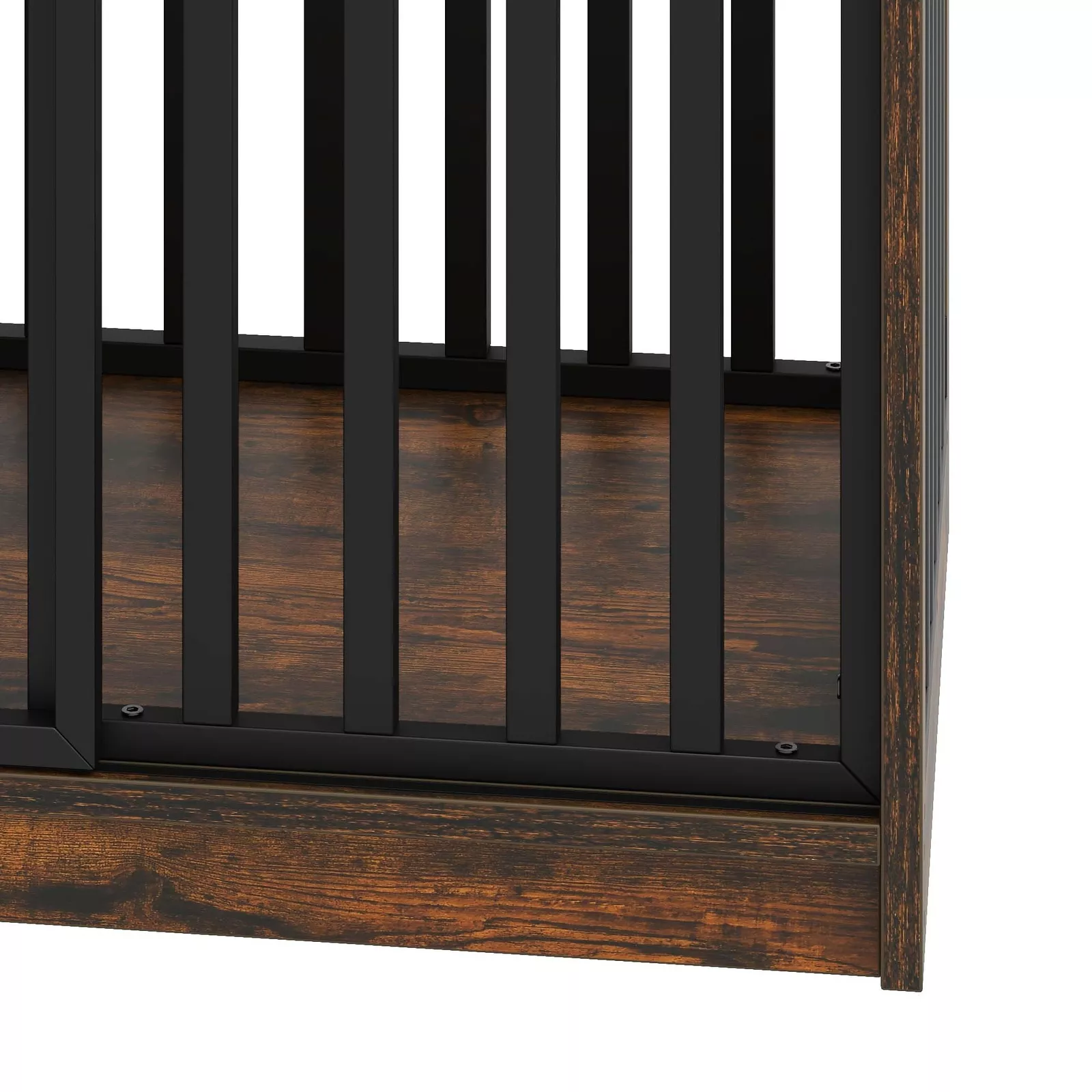 47.2" Nora Large Dog Crates Furniture With Bowl - Image 7