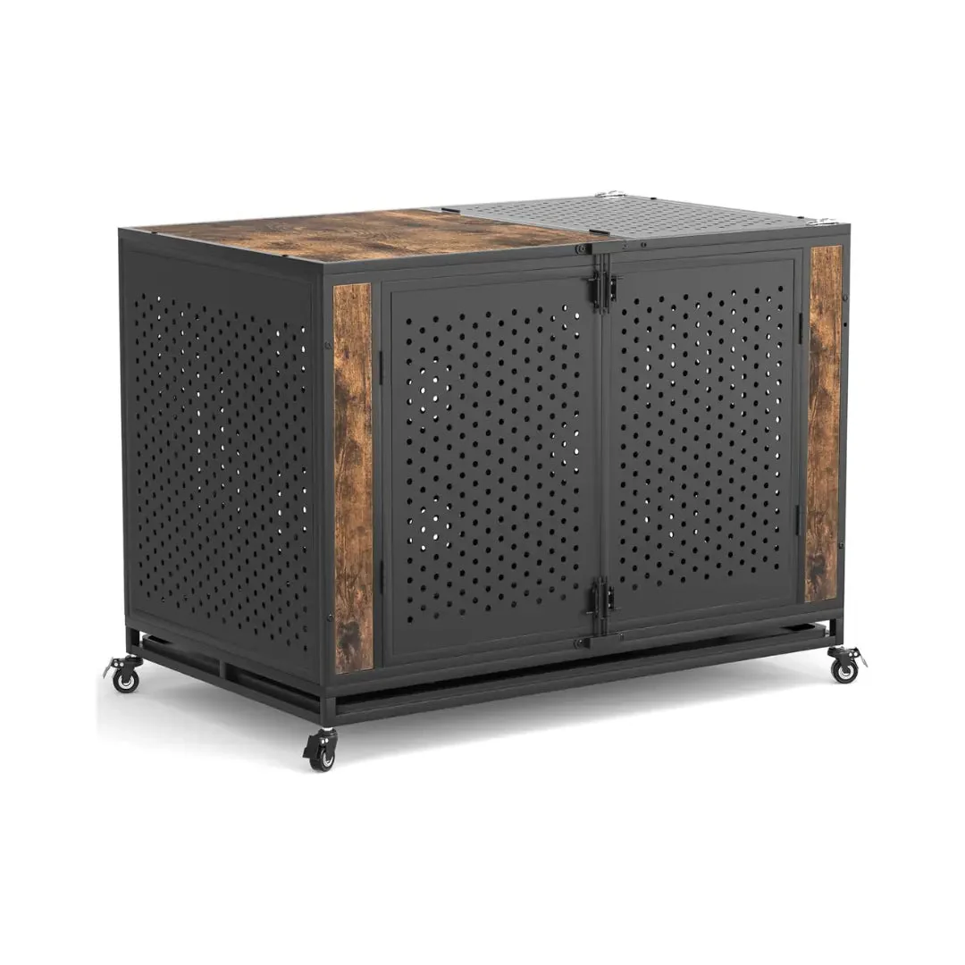 47.2" Umar Indestructible Heavy Duty Dog Crate - Image 2