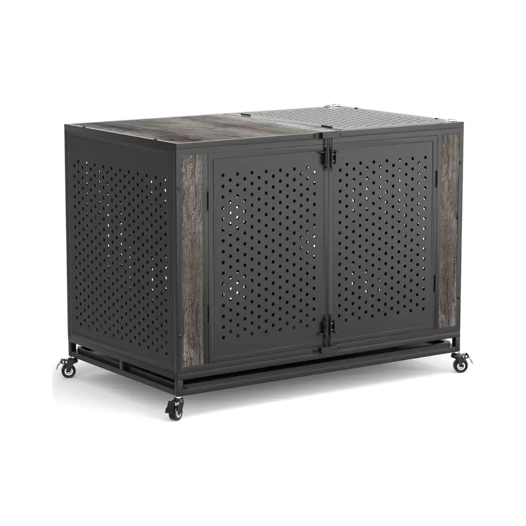 47.2" Umar Indestructible Heavy Duty Dog Crate - Image 7