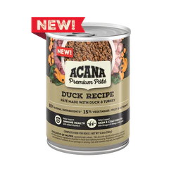 Acana Adult Grain Free Pate Duck Wet Dog Food (12.8oz)