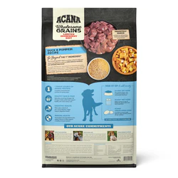 Acana Adult Wholesome Grains Duck and Pumpkins Dog Food (4lb) - Image 2