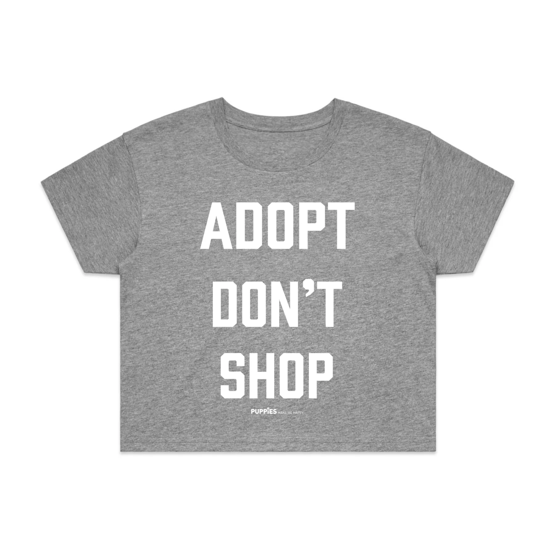 Adopt Don’t Shop | Dog Crop Top | Present For Dog Lover - Image 2