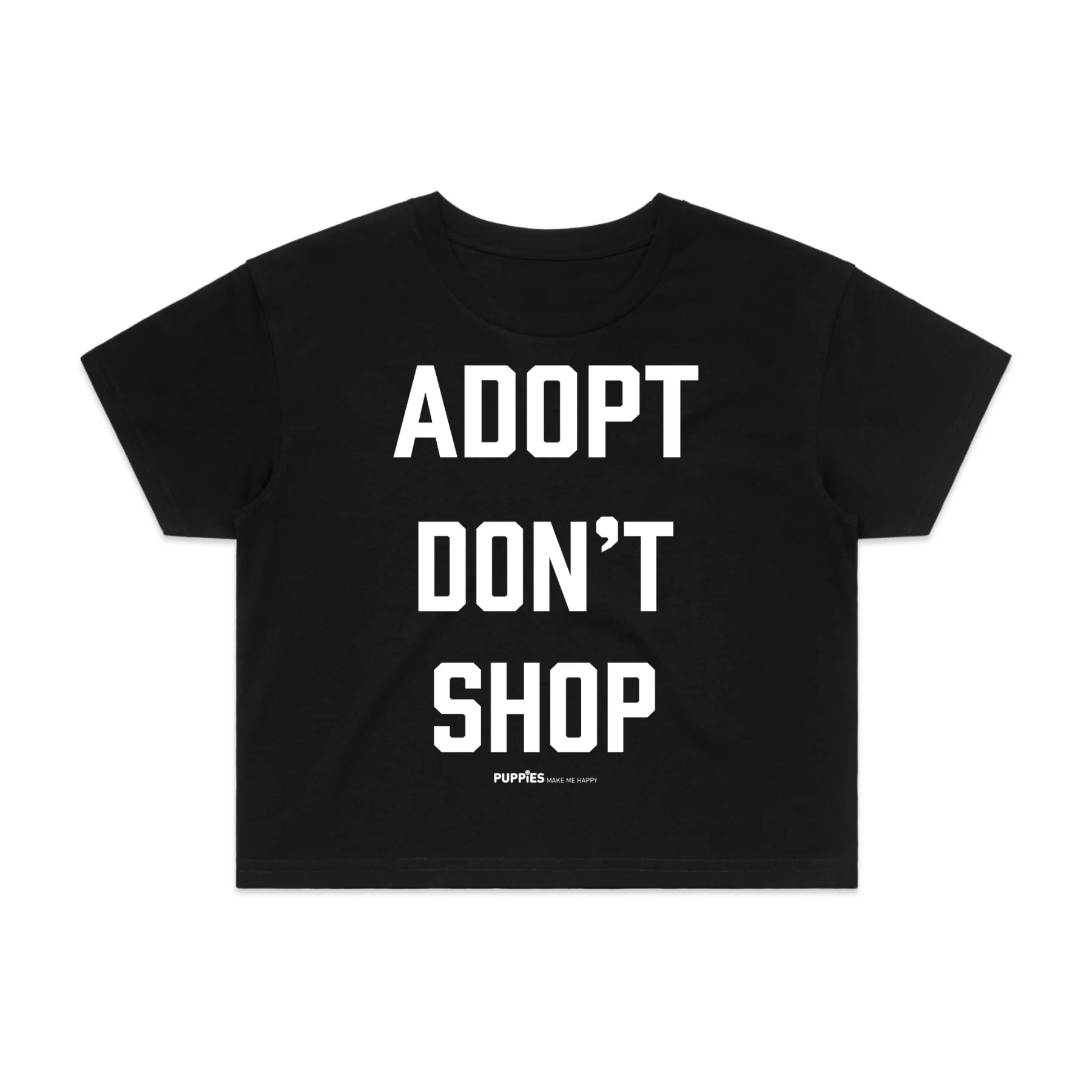 Adopt Don’t Shop | Dog Crop Top | Present For Dog Lover - Image 3