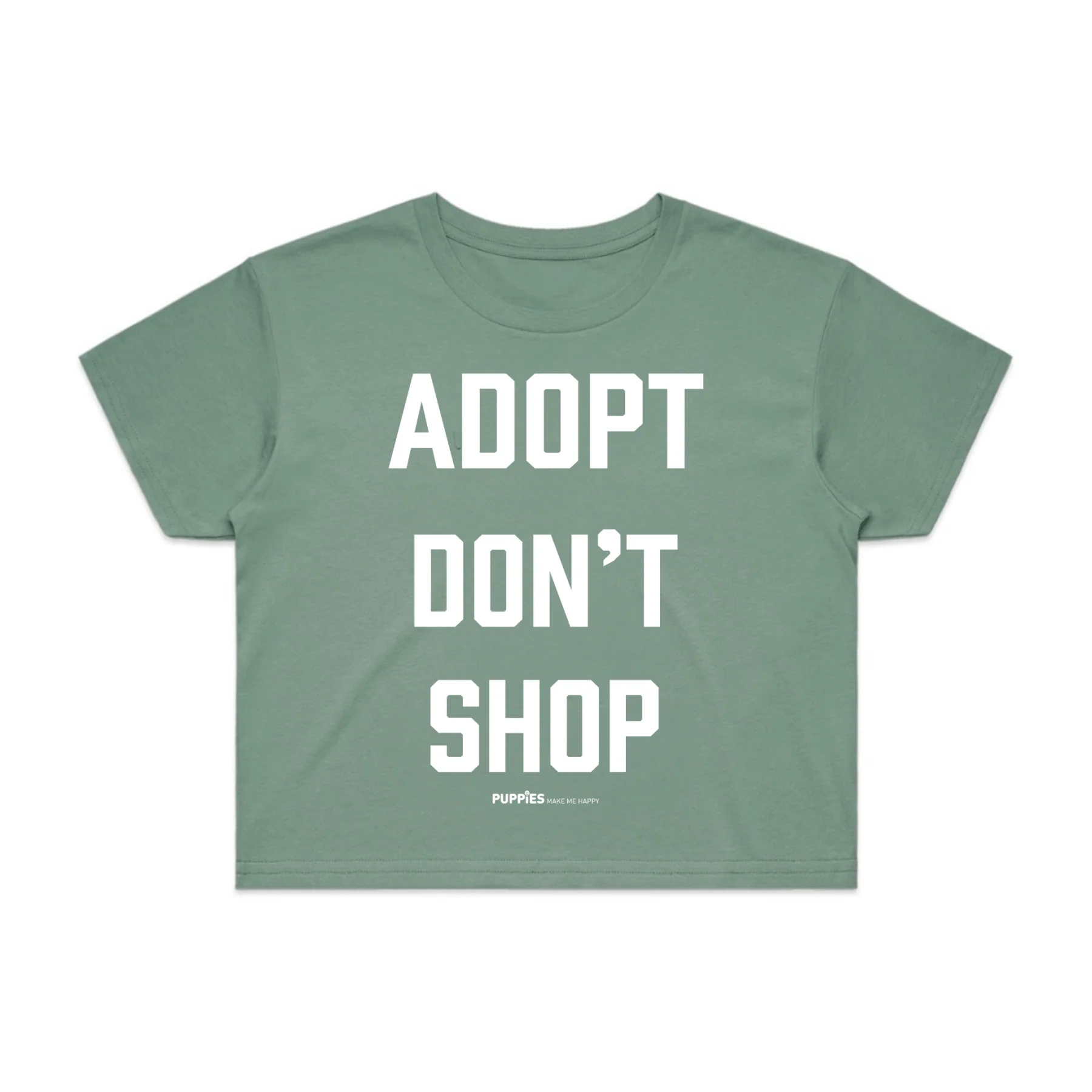 Adopt Don’t Shop | Dog Crop Top | Present For Dog Lover - Image 5