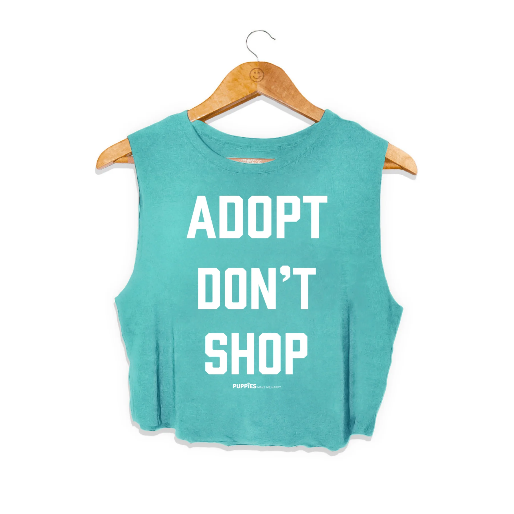 Adopt Don’t Shop Crop Top | Gift for Dog Lovers - Image 2