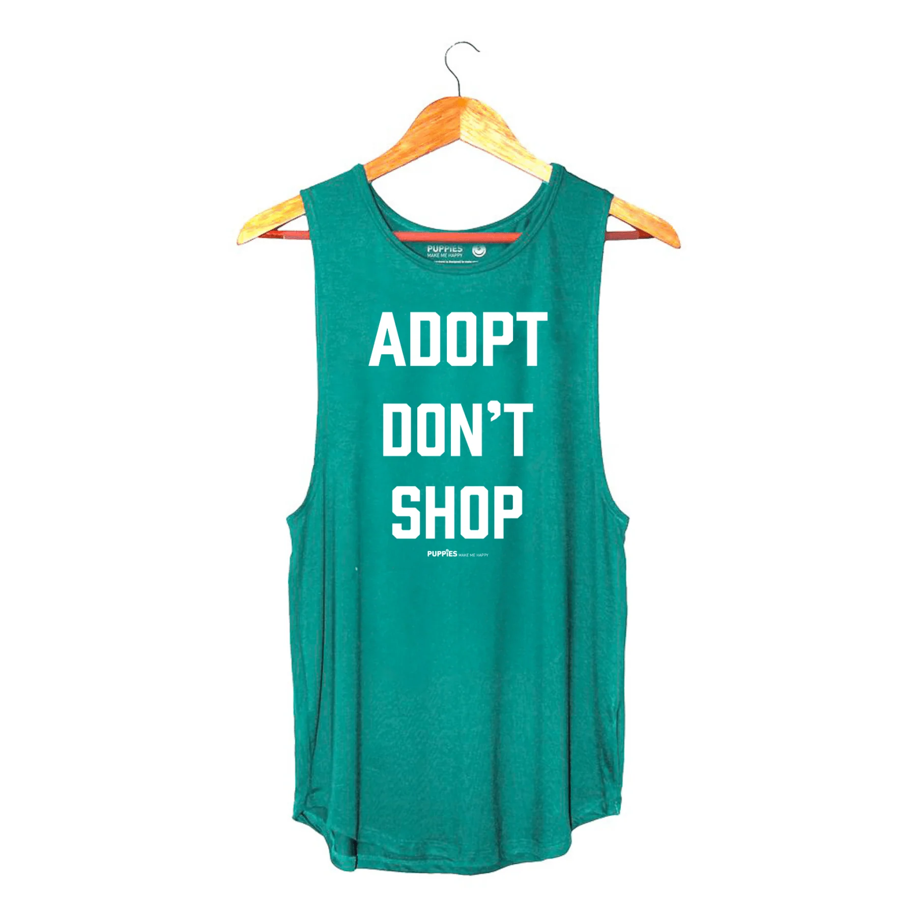 Adopt Don't Shop Sleeveless Top | Gift for Dog Moms | Rescue Dog Shirt - Image 2