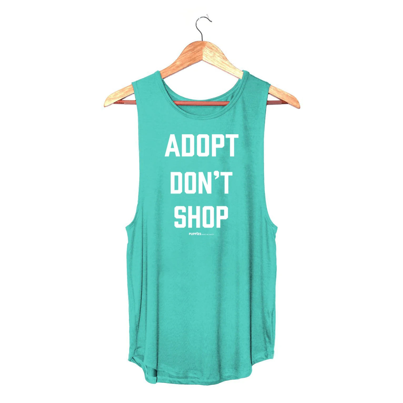 Adopt Don't Shop Sleeveless Top | Gift for Dog Moms | Rescue Dog Shirt - Image 3