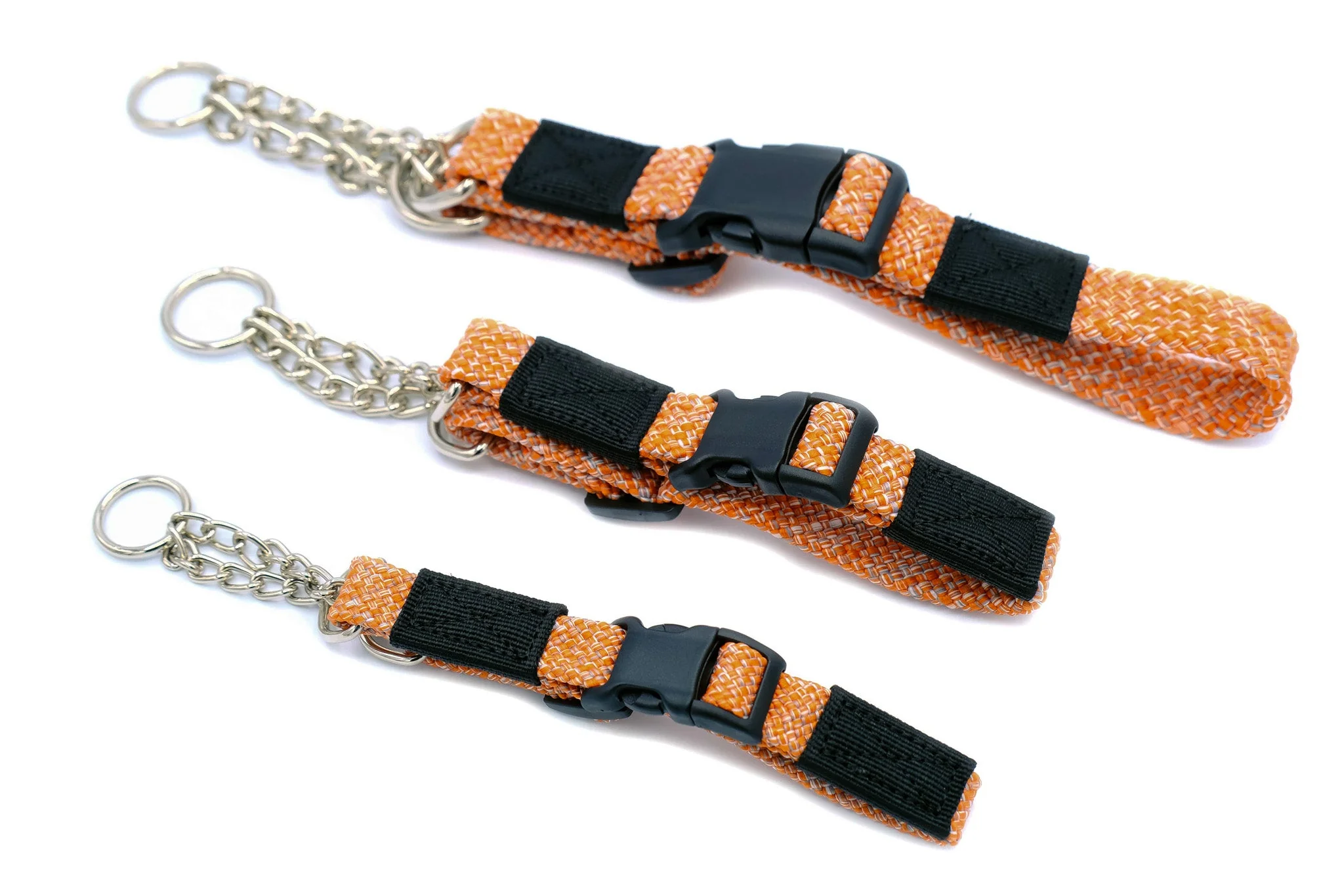Adventure Style Flat Weave Climbing Rope Martingale Dog Collar - Image 3