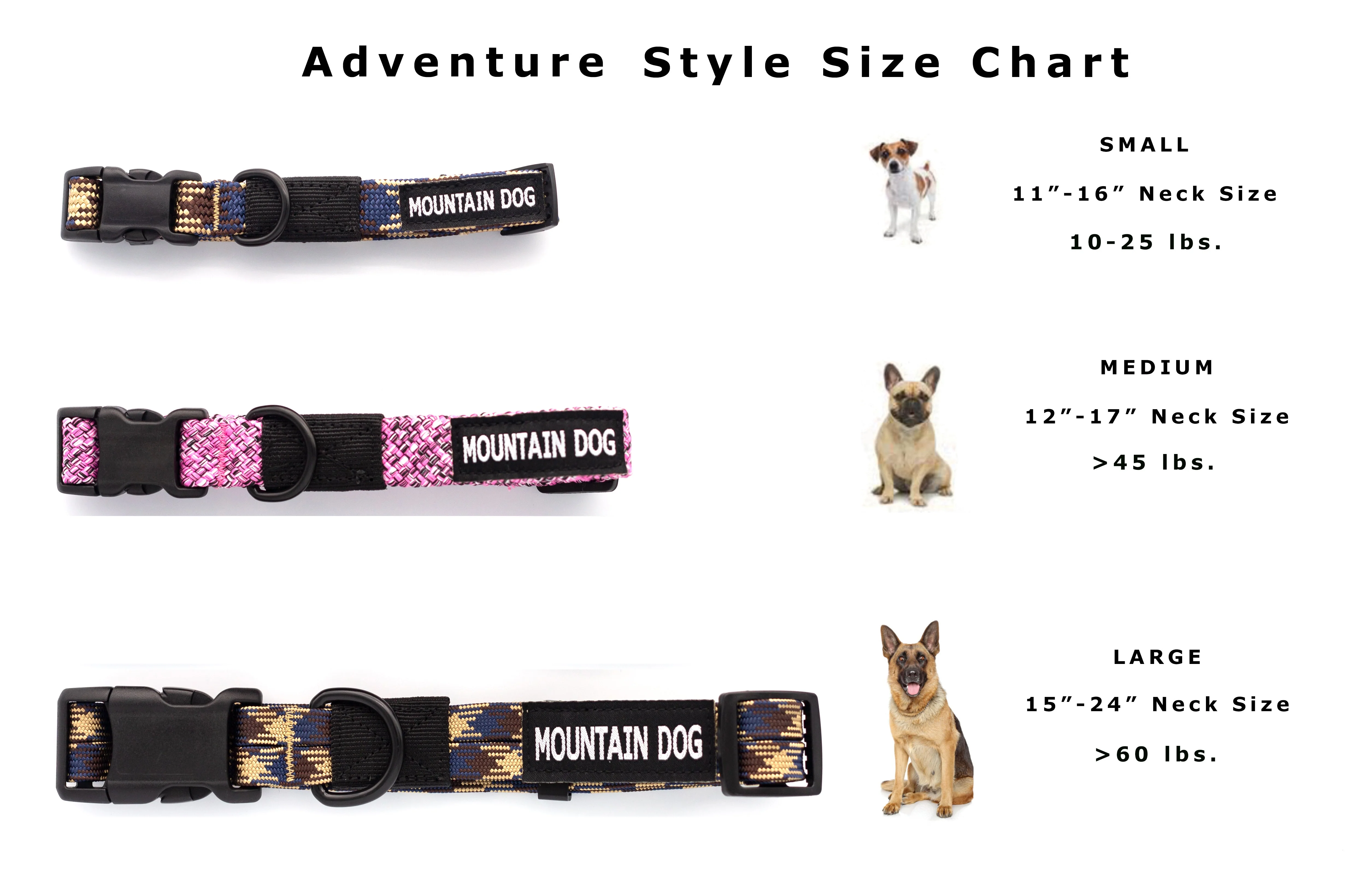 Adventure Style Mountain Blush Climbing Rope Dog Collar - Image 2