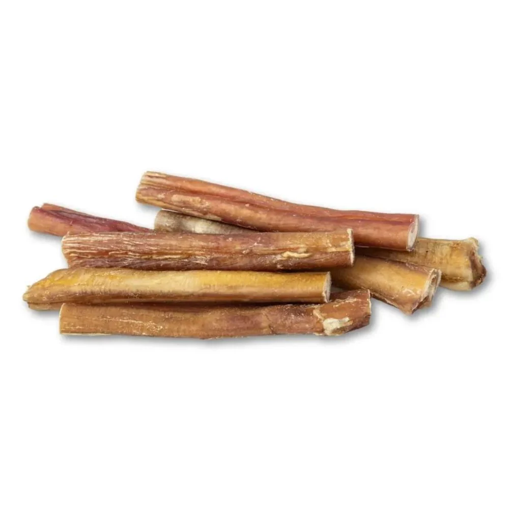 All-Natural Beef Bully Stick Dog Treats, High Protein & Long-Lasting Chews – 6-Inch Thick (3-Pack) - Image 4