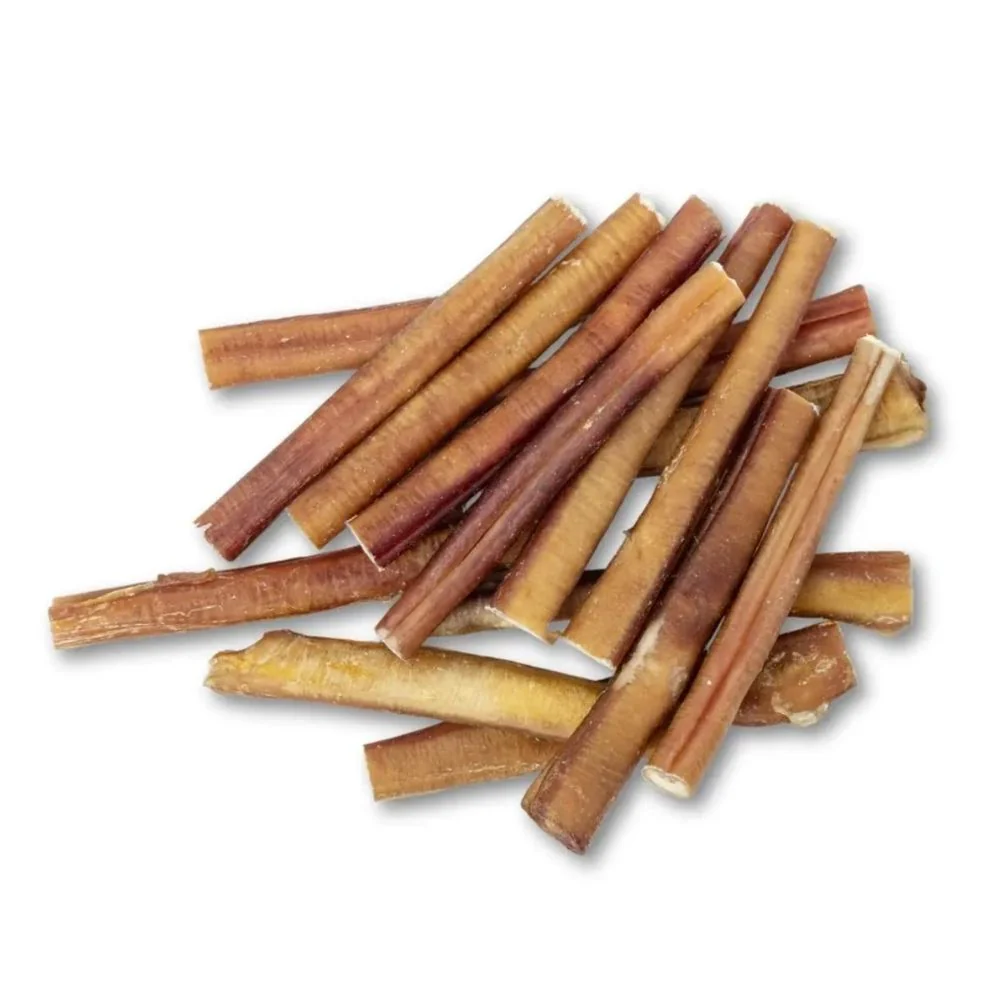 All-Natural Beef Bully Stick Dog Treats, High Protein & Long-Lasting Chews – 6-Inch Thick (3-Pack) - Image 5
