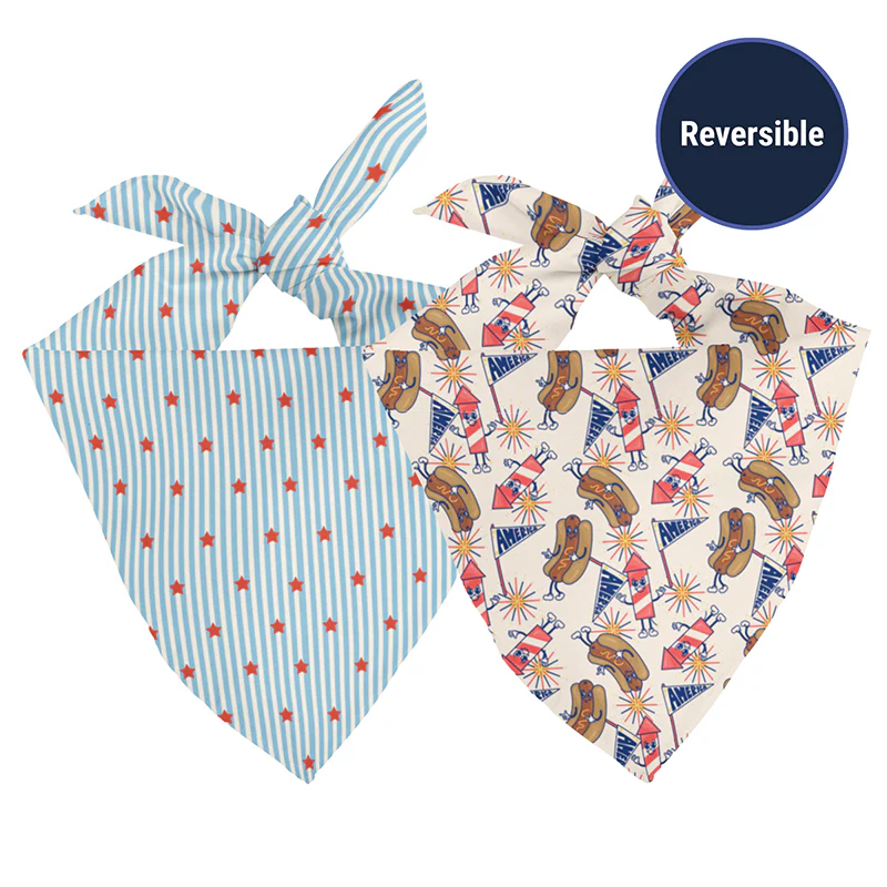 American Summer Dog Bandana - Image 2