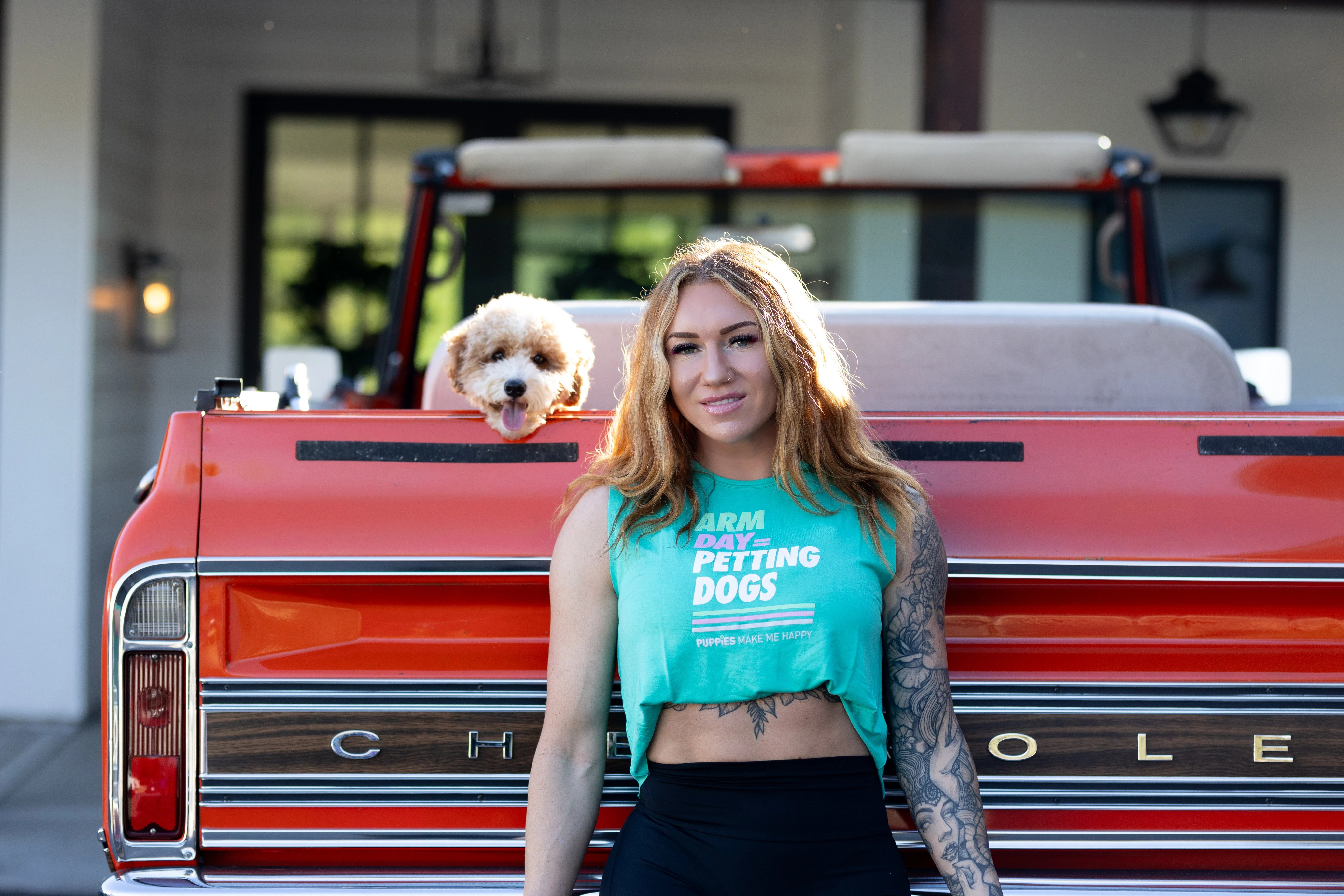 Arm Day Crop Top | Gift for Dog Lovers & Dog Moms - Image 4