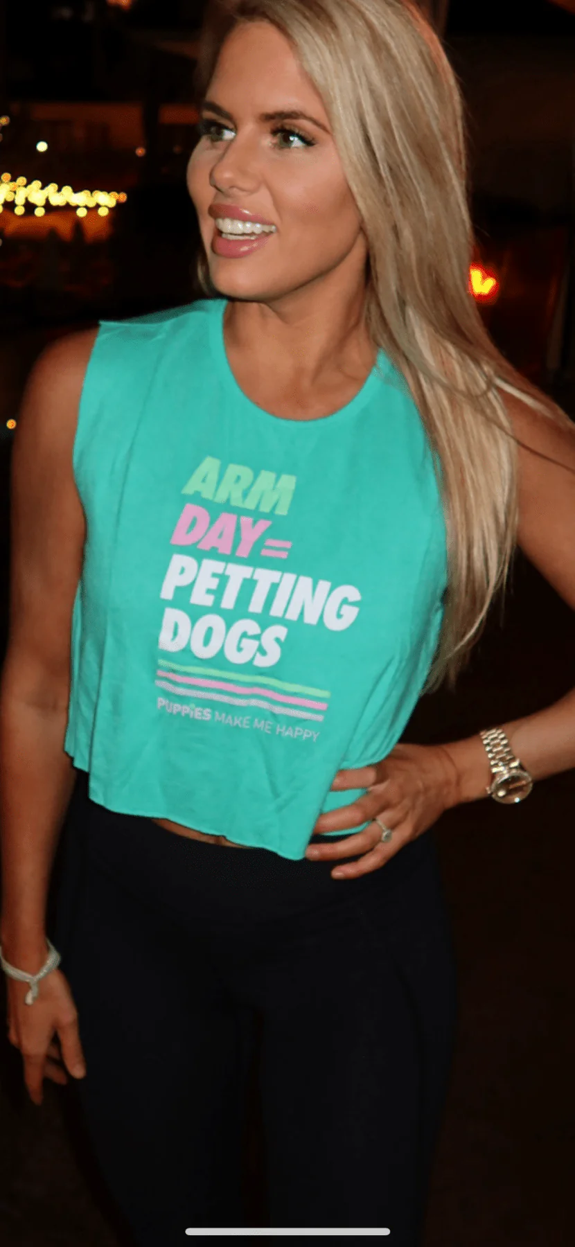 Arm Day Crop Top | Gift for Dog Lovers & Dog Moms - Image 6