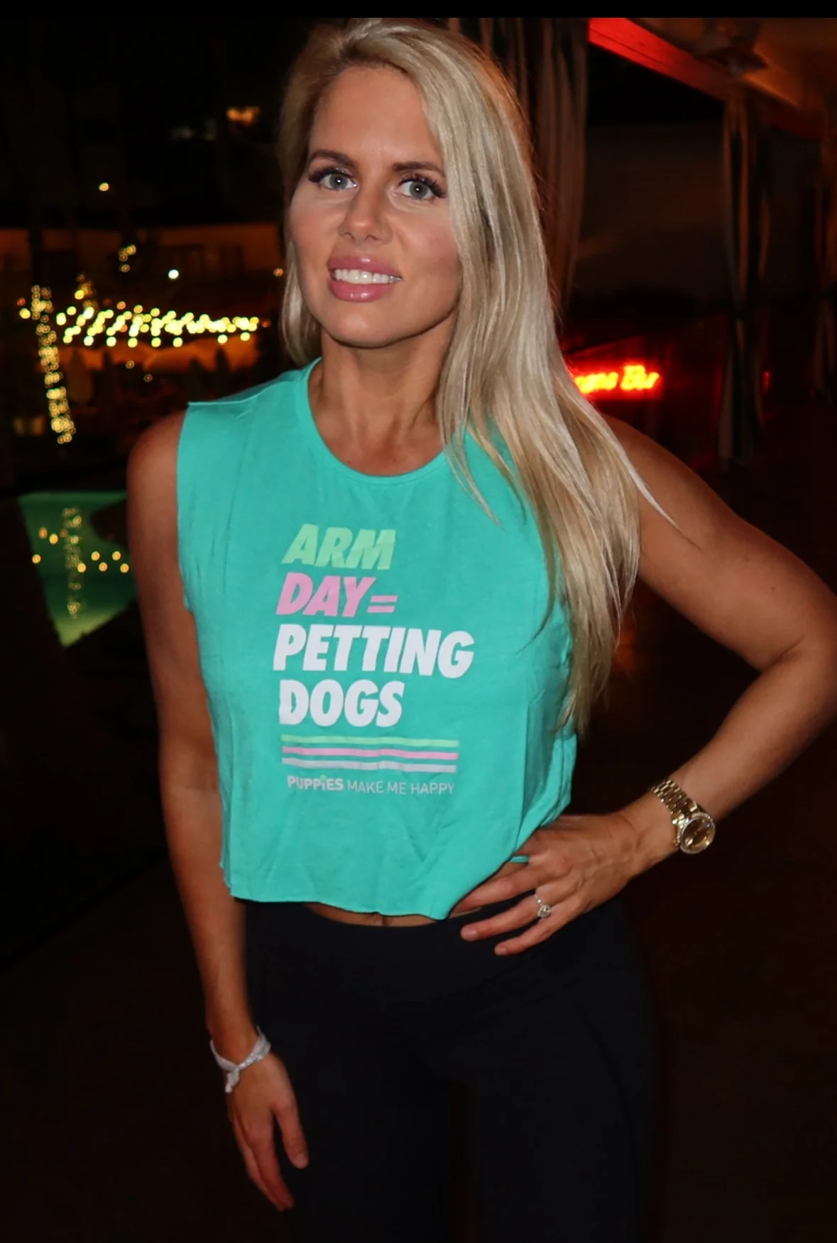 Arm Day Crop Top | Gift for Dog Lovers & Dog Moms - Image 8