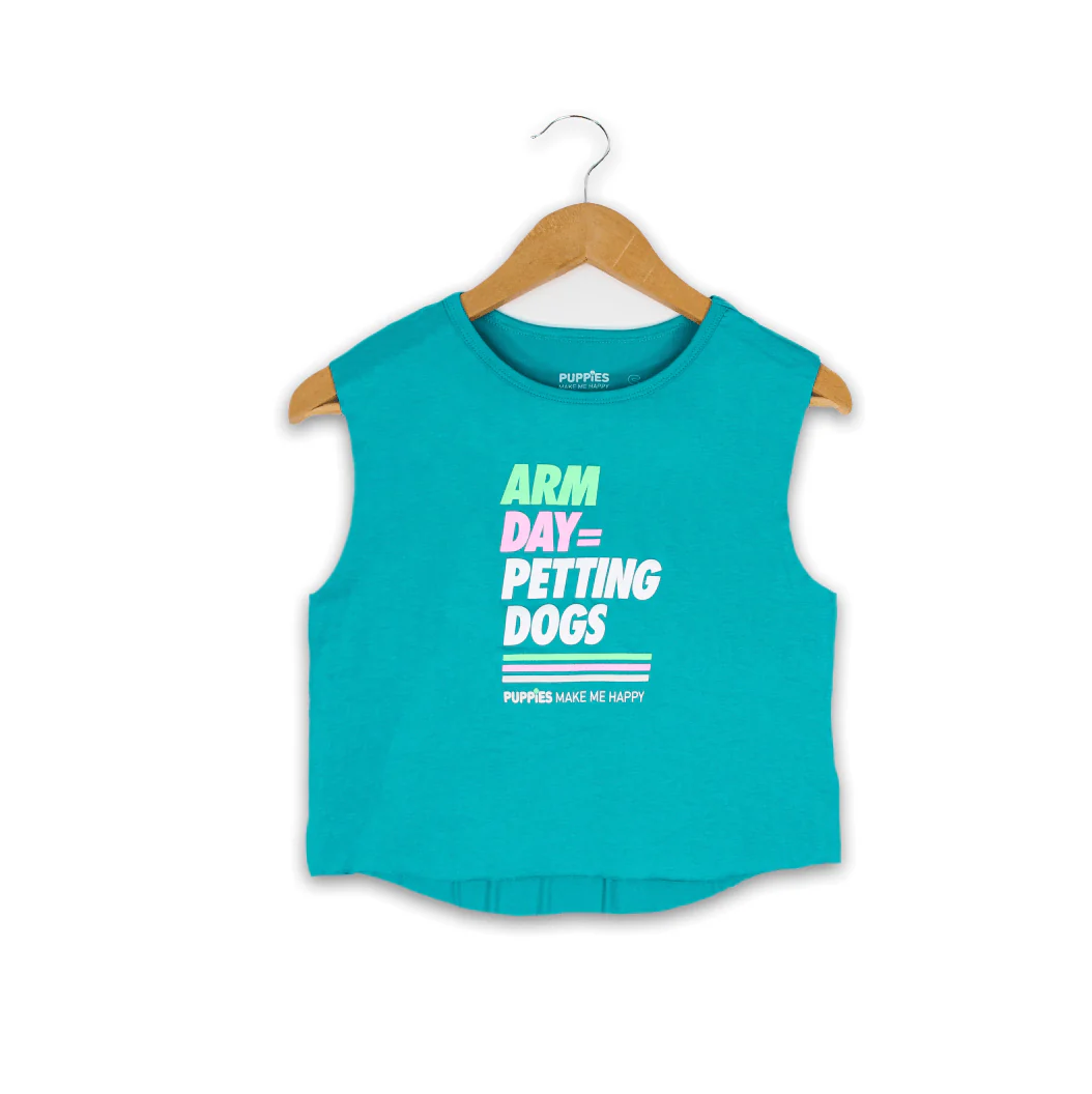 Arm Day Crop Top | Gift for Dog Lovers & Dog Moms - Image 9