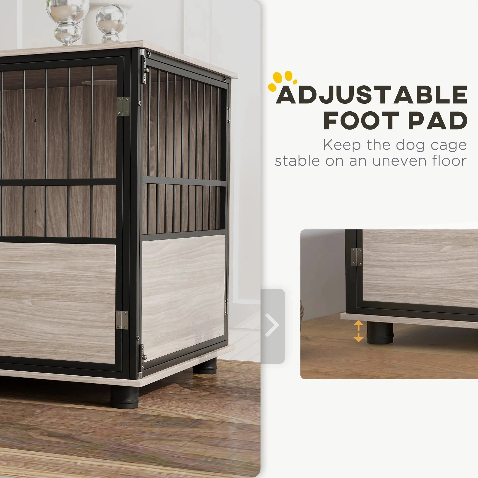 Ayers Large Dog Kennel Crate Furniture - Image 7