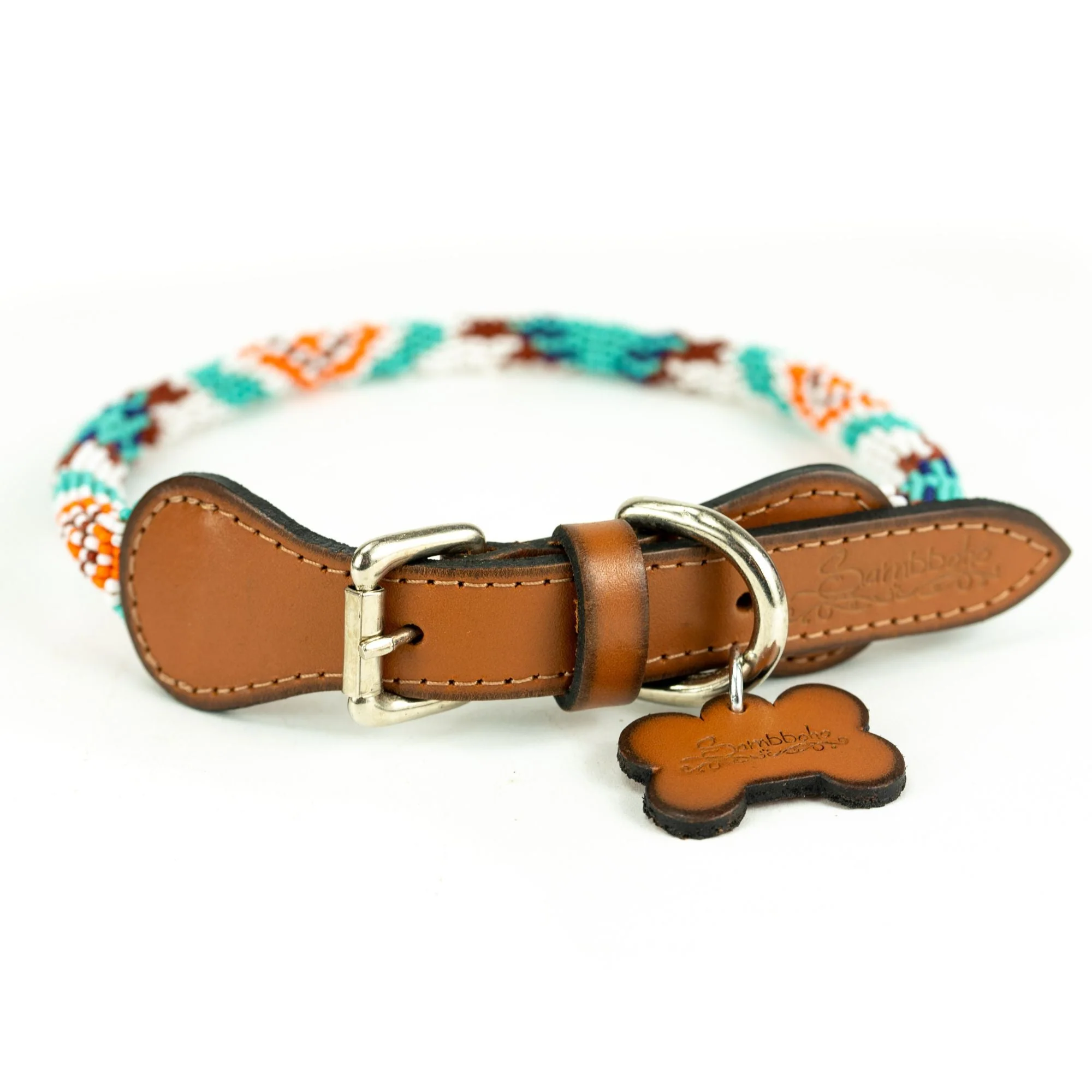 Aztec Sambboho dog collar (rolled) - Image 6