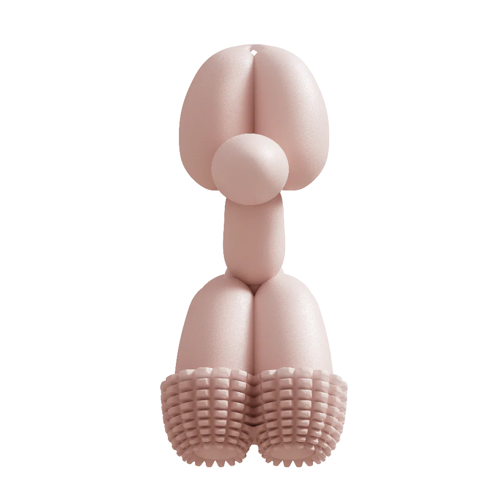 Balloon Dog Toy Pink - Image 3