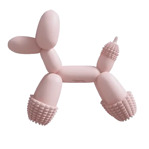 Balloon Dog Toy Pink - Image 4
