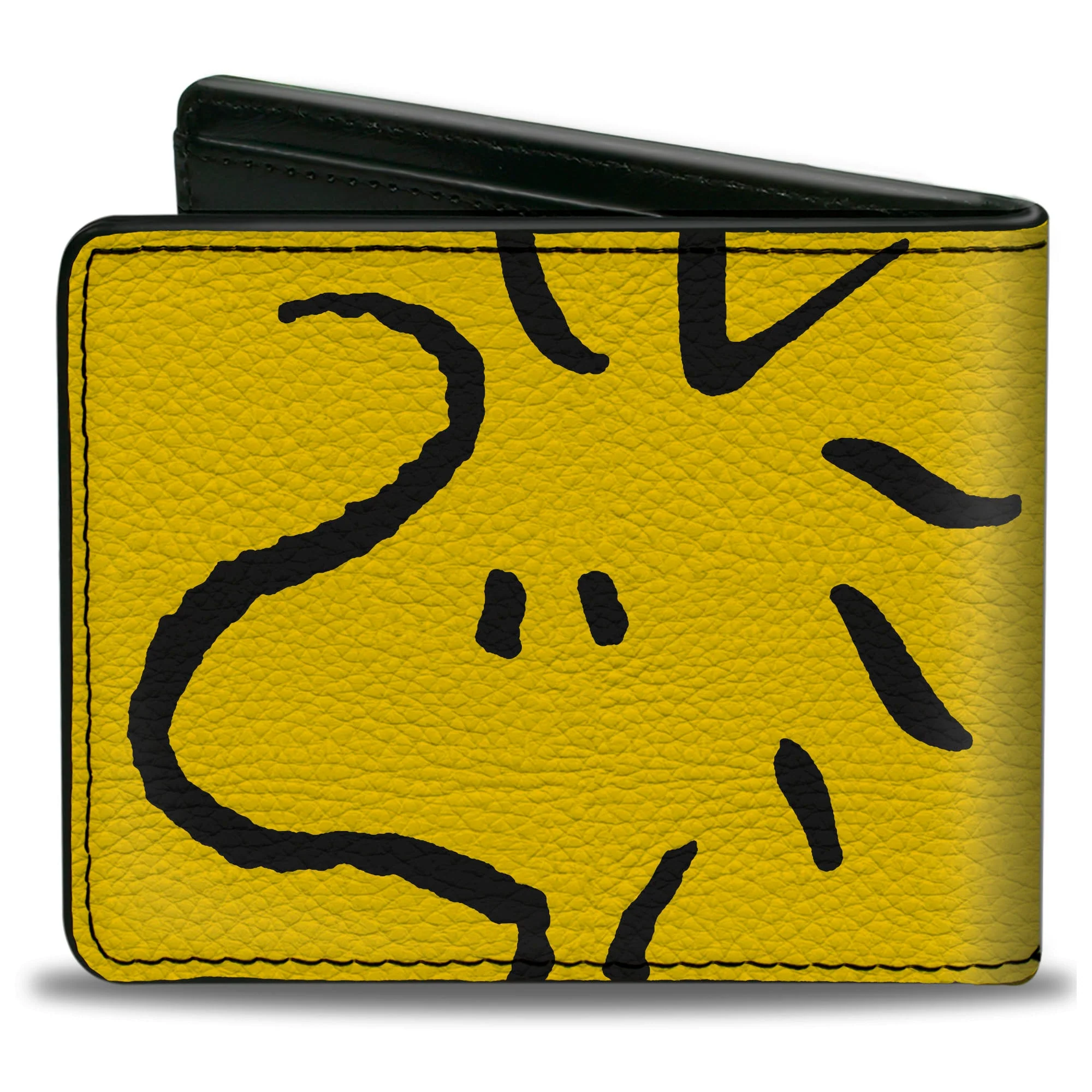 Bi-Fold Wallet - Peanuts Woodstock Face Yellow/Black - Image 2
