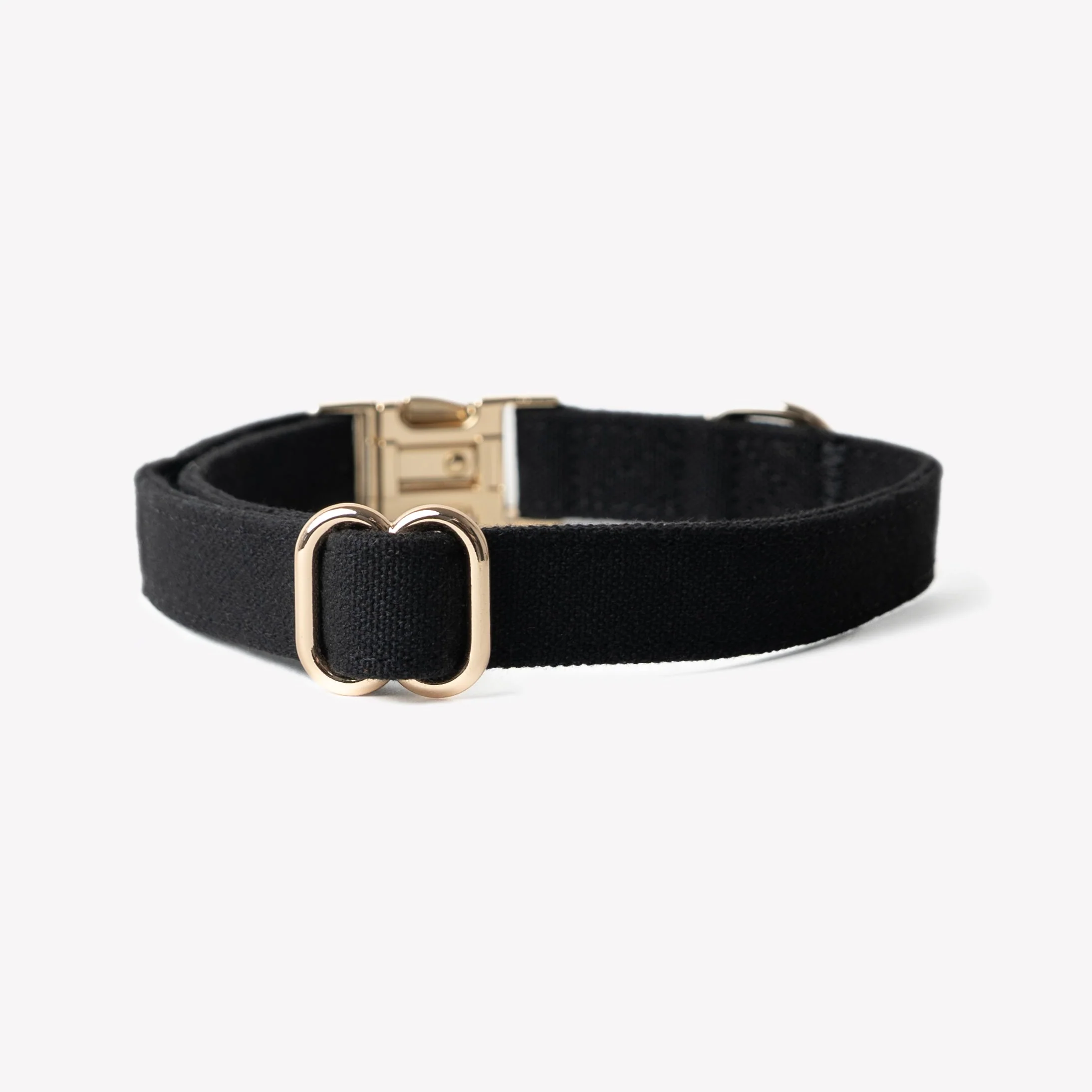 'Black' - Canvas Dog Collar - Image 2