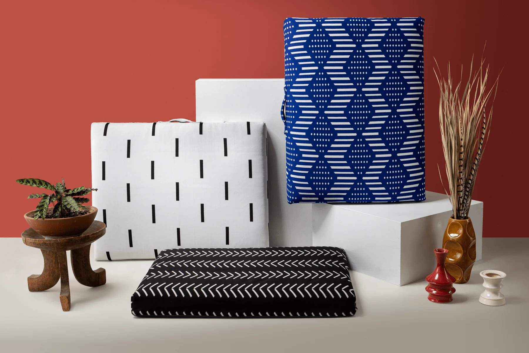 Black Chevron | Boho Dog Bed or Bed Cover - Image 6