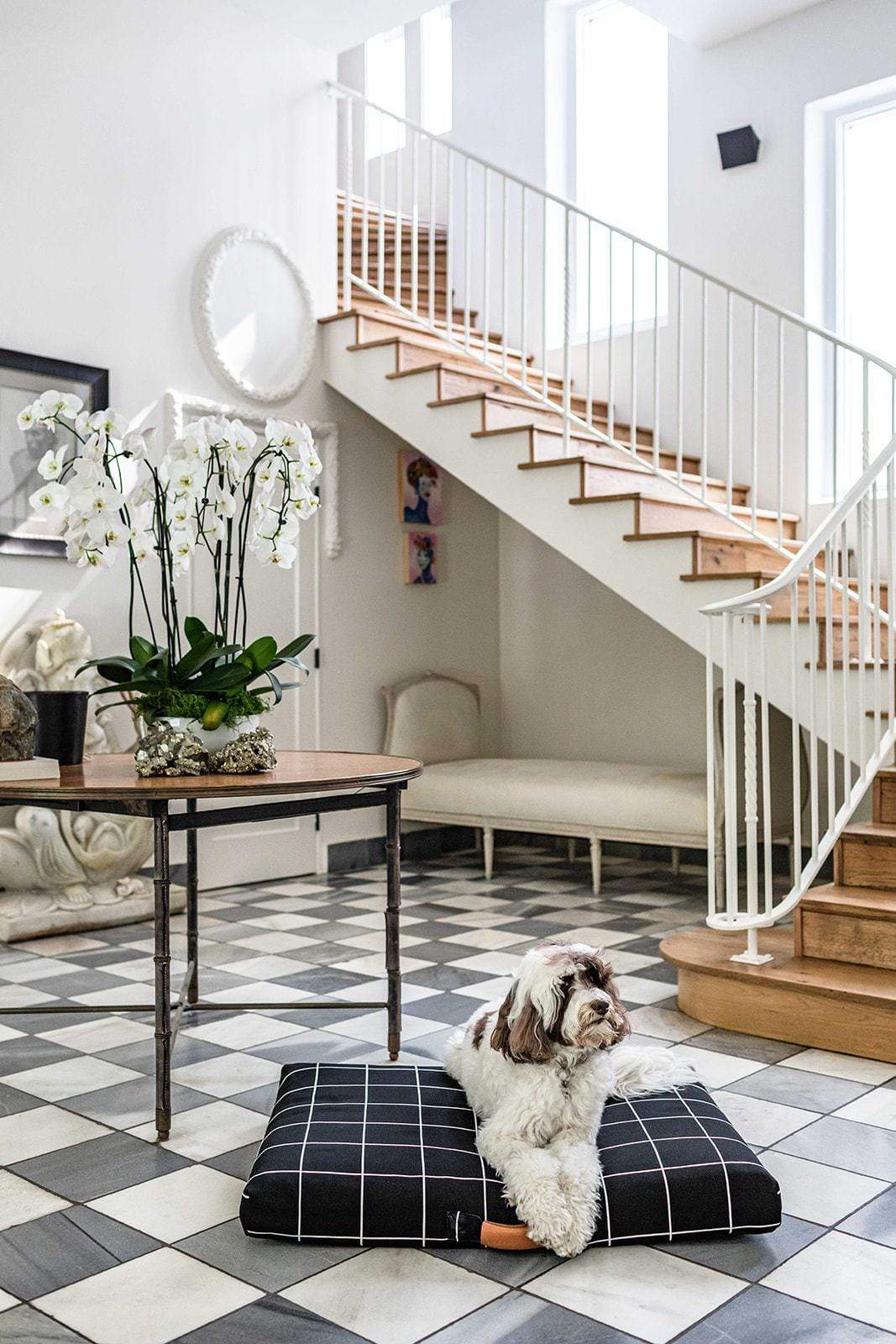 Black Grid | Luxury Dog Bed or Bed Cover - Image 4