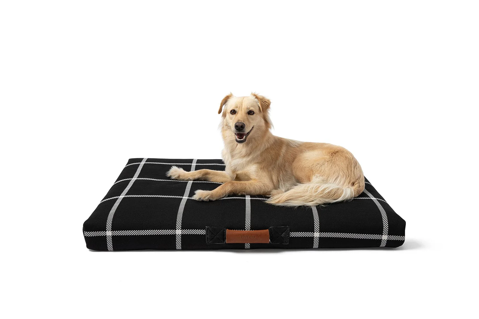 Black Plaid Dog Bed | Dog Bed or Bed Cover - Image 2