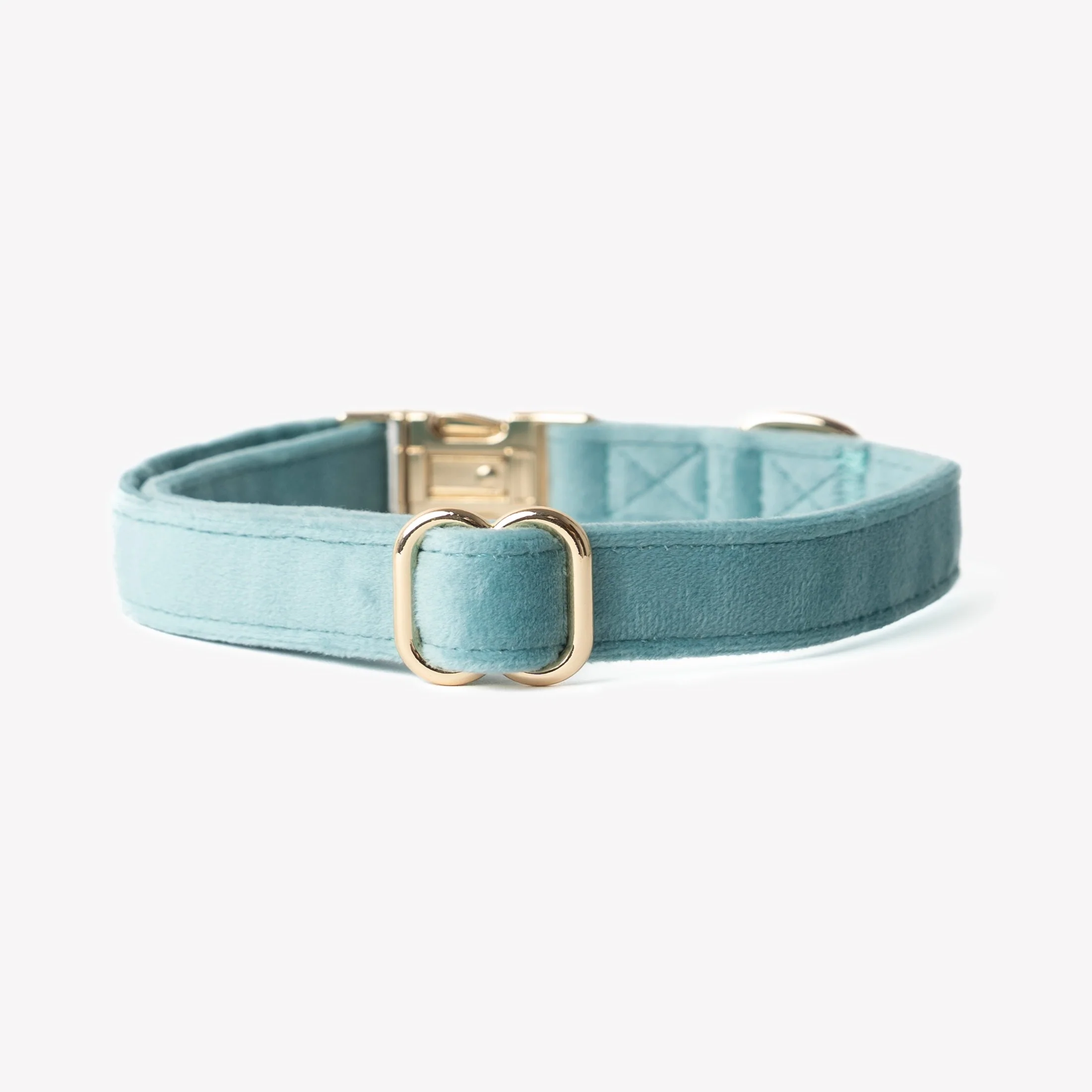 'Blue' - Velvet Dog Collar - Image 2
