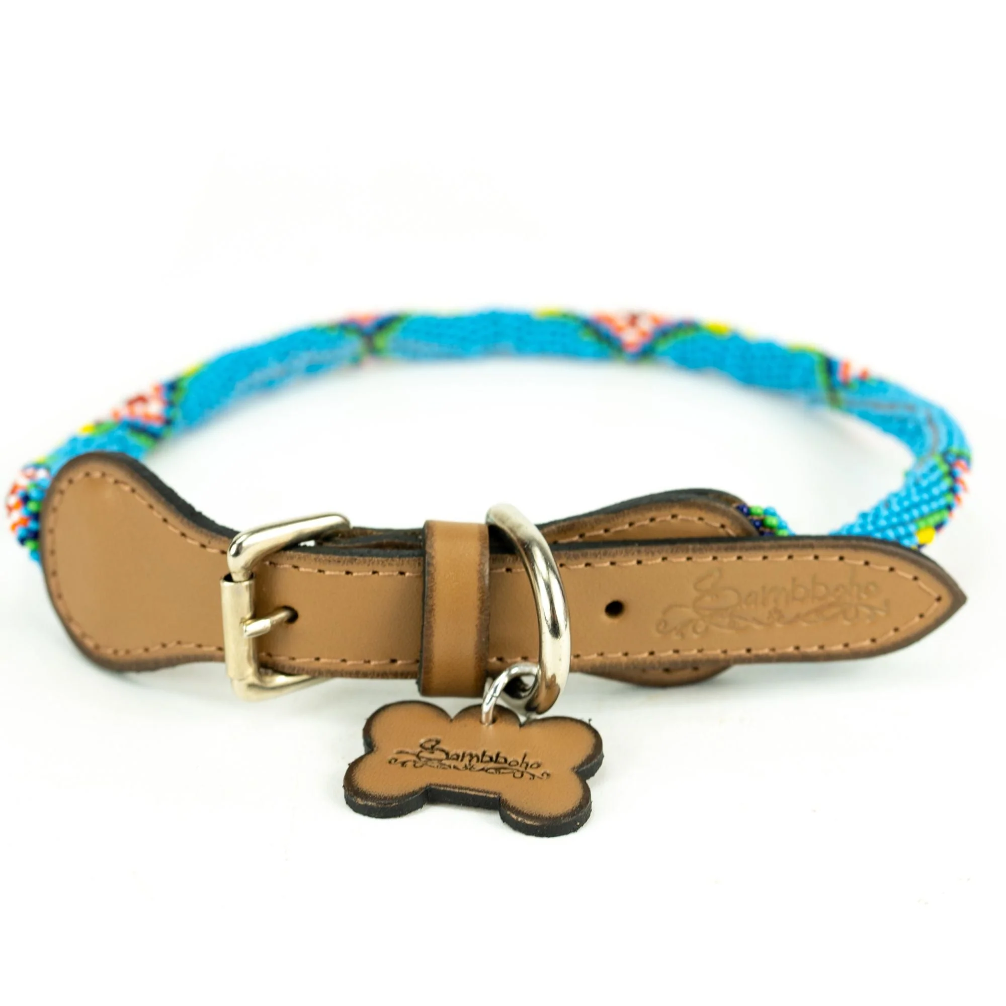 Blue Vogue Sambboho dog collar (rolled) - Image 6