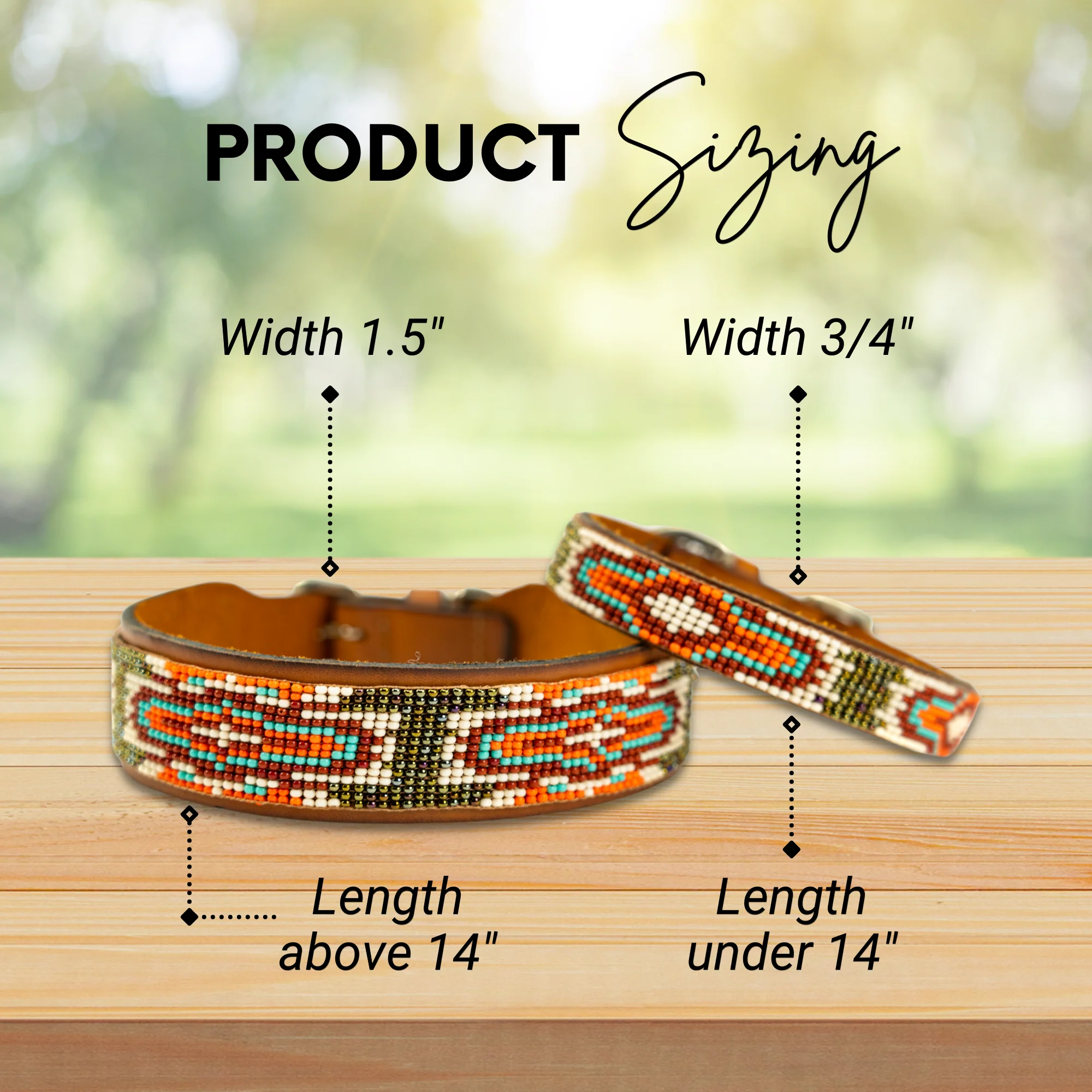 Boho Chic Sambboho dog collar - Image 3