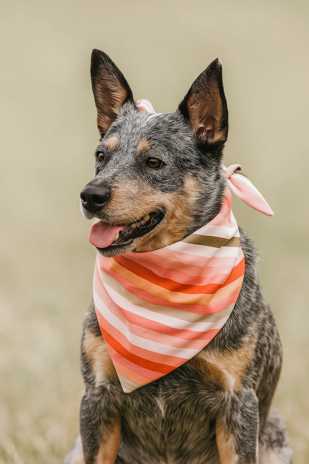 Boho Stripes Dog Bandana - Image 3